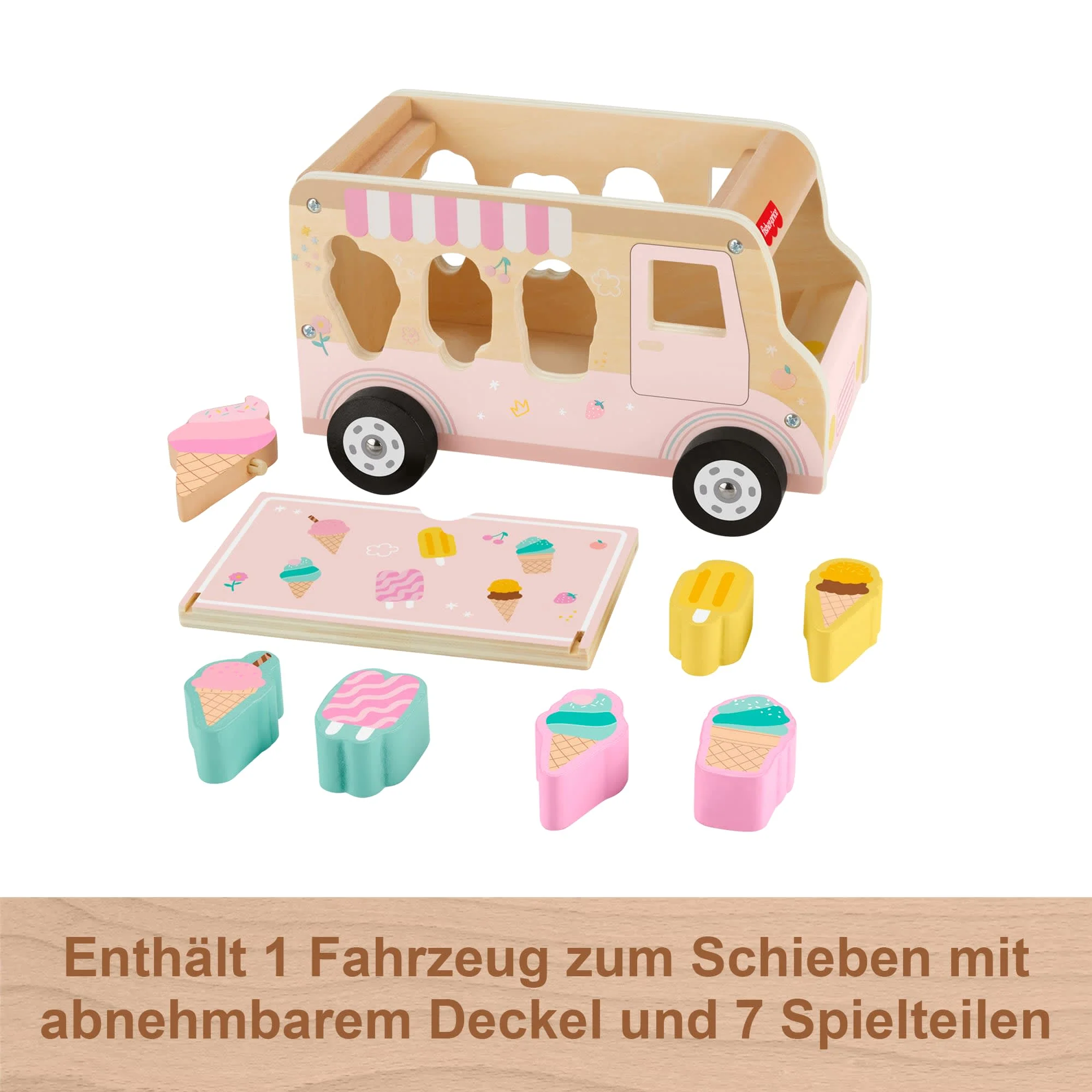 Fisher-Price Zuckersüßer Holz-Eiswagen - Image 5