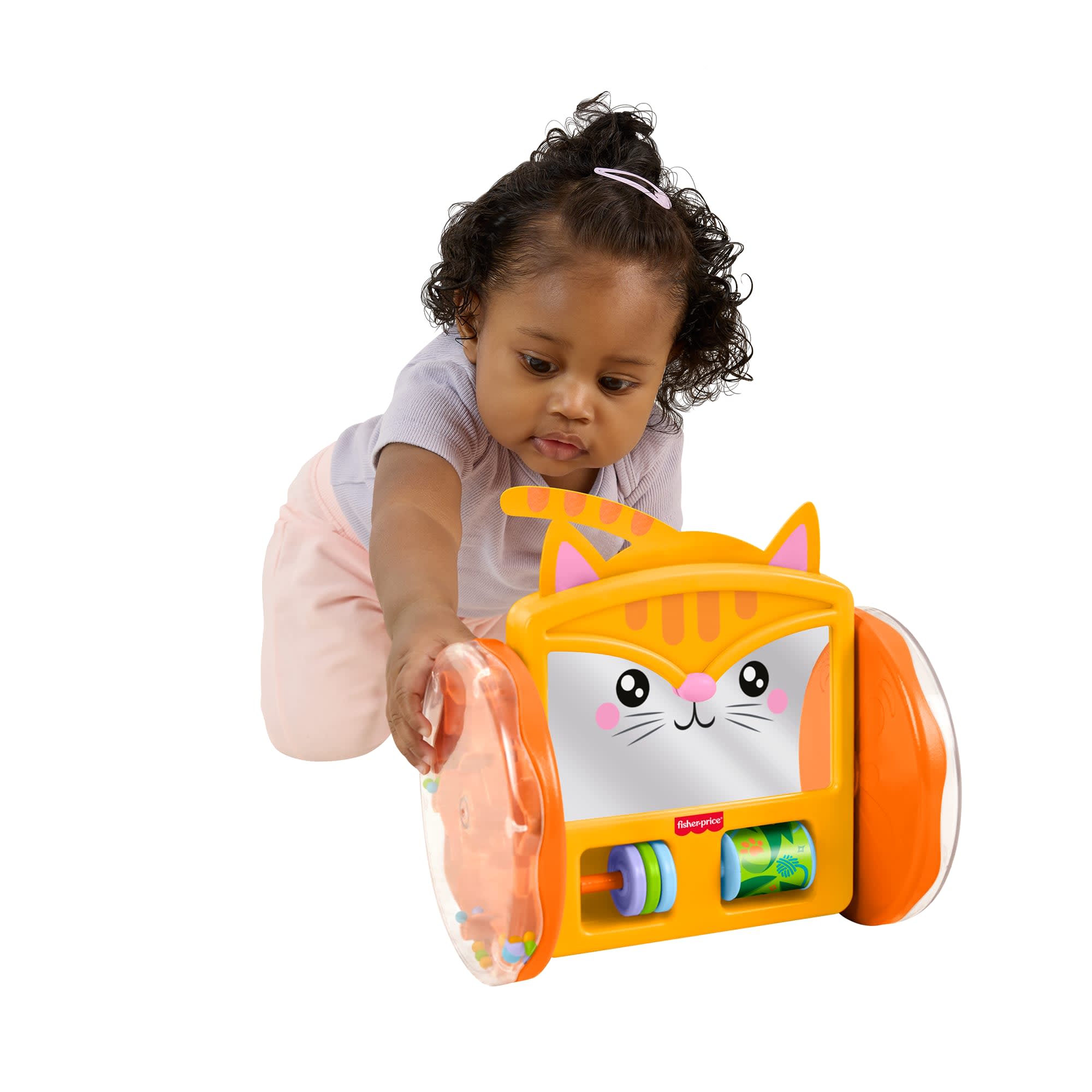 Fisher-Price Emekleme Arkadaşım Kedicik, Bebekler Için Karın Üstünde Oynamayı Ve Emeklemeyi Destekleyici Aktivite Oyuncağı - Image 4