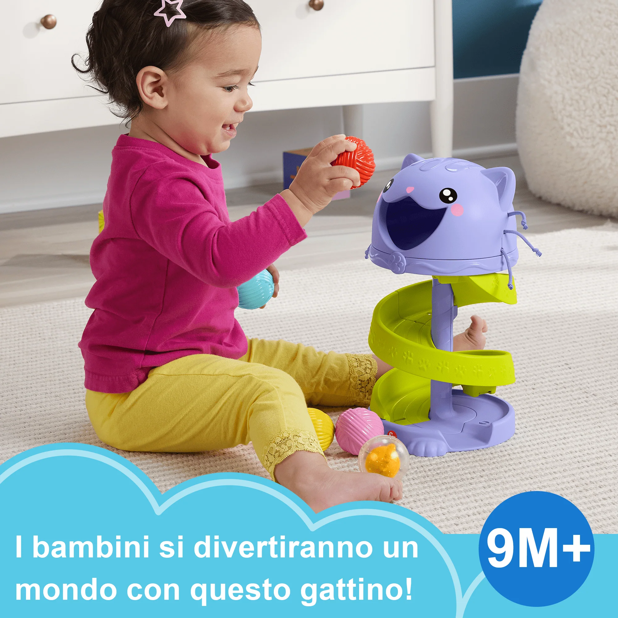 Fisher-Price Fp Pets Felix Mangiagomitoli, Giocattolo Per Lo Sviluppo Per Neonati E Bambini - Image 2