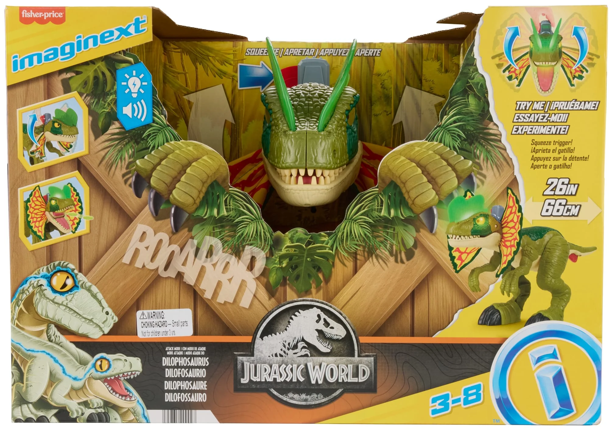 Fisher-Price-Imaginext-Figurine Dilophosaurus De Jurassic World - Image 6