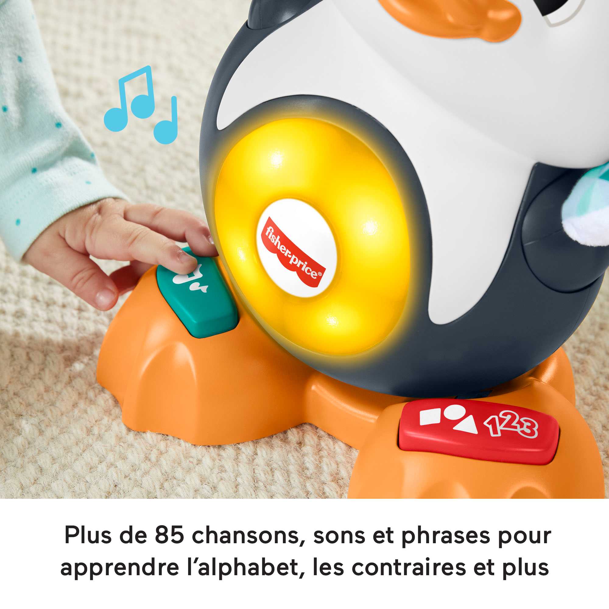 Fisher-Price - Valentin Le Pingouin Linkimals Vf - Jouet D'Éveil - 9 Mois Et + - Image 3