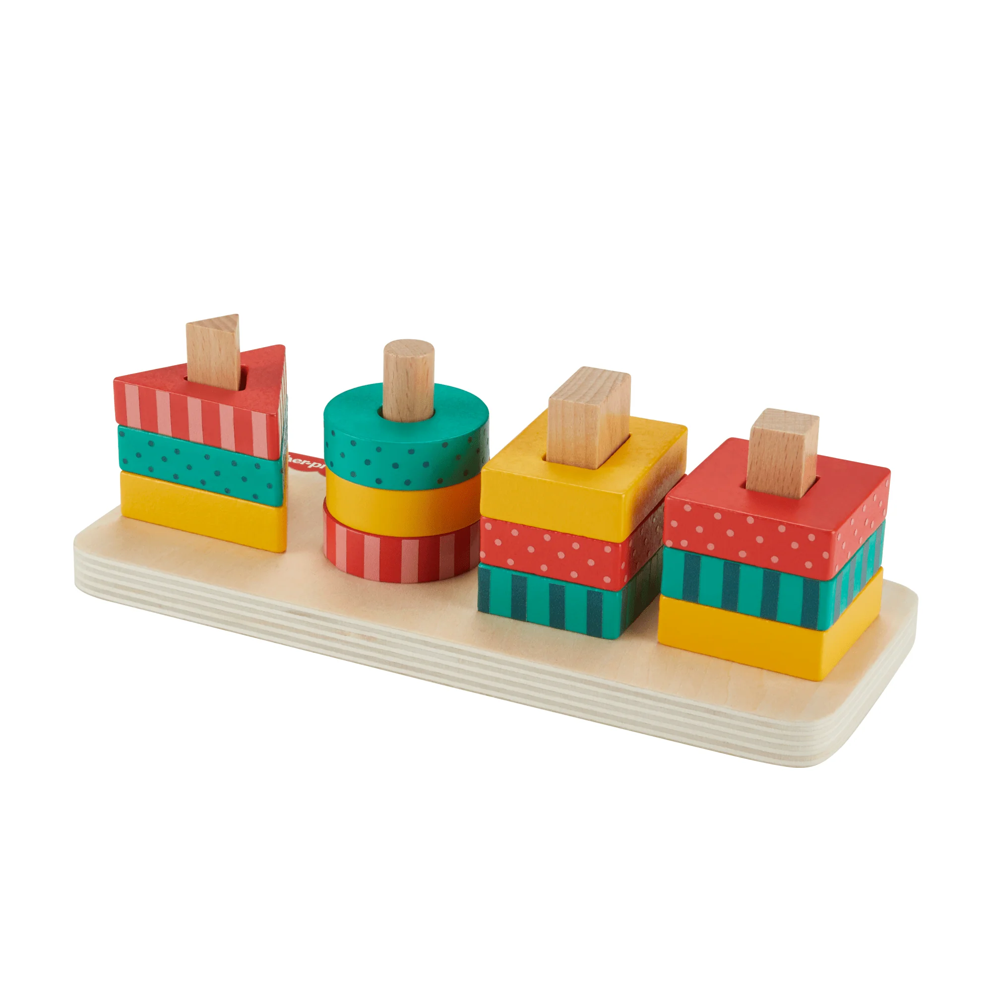 Fisher-Price Buntes Holz-Stapelspielset - Image 4