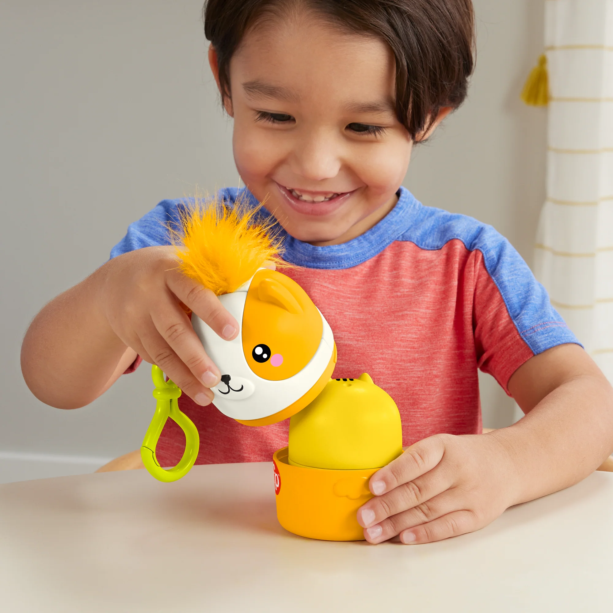 Fisher-Price Fp Pets Huisdiertjes Die In Elkaar Passen Om Mee Te Nemen Stapelspeelgoed Voor Peuters En Kleuters, 4 Onderdelen - Image 3