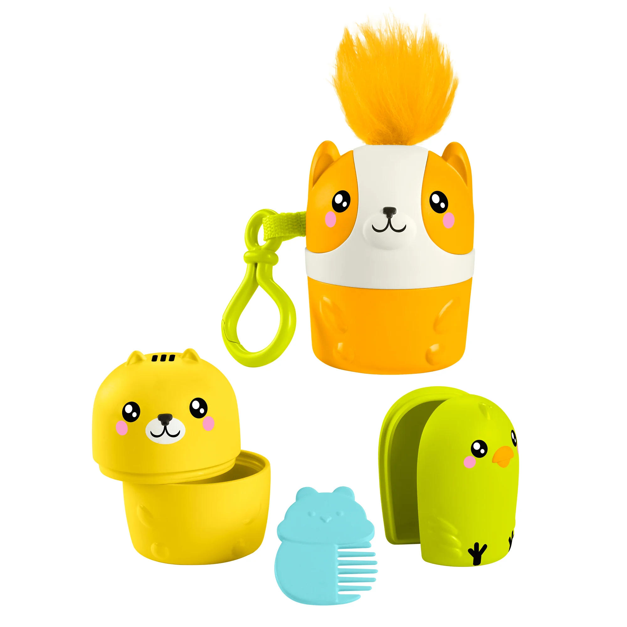 Fisher-Price Fp Pets Huisdiertjes Die In Elkaar Passen Om Mee Te Nemen Stapelspeelgoed Voor Peuters En Kleuters, 4 Onderdelen - Image 5