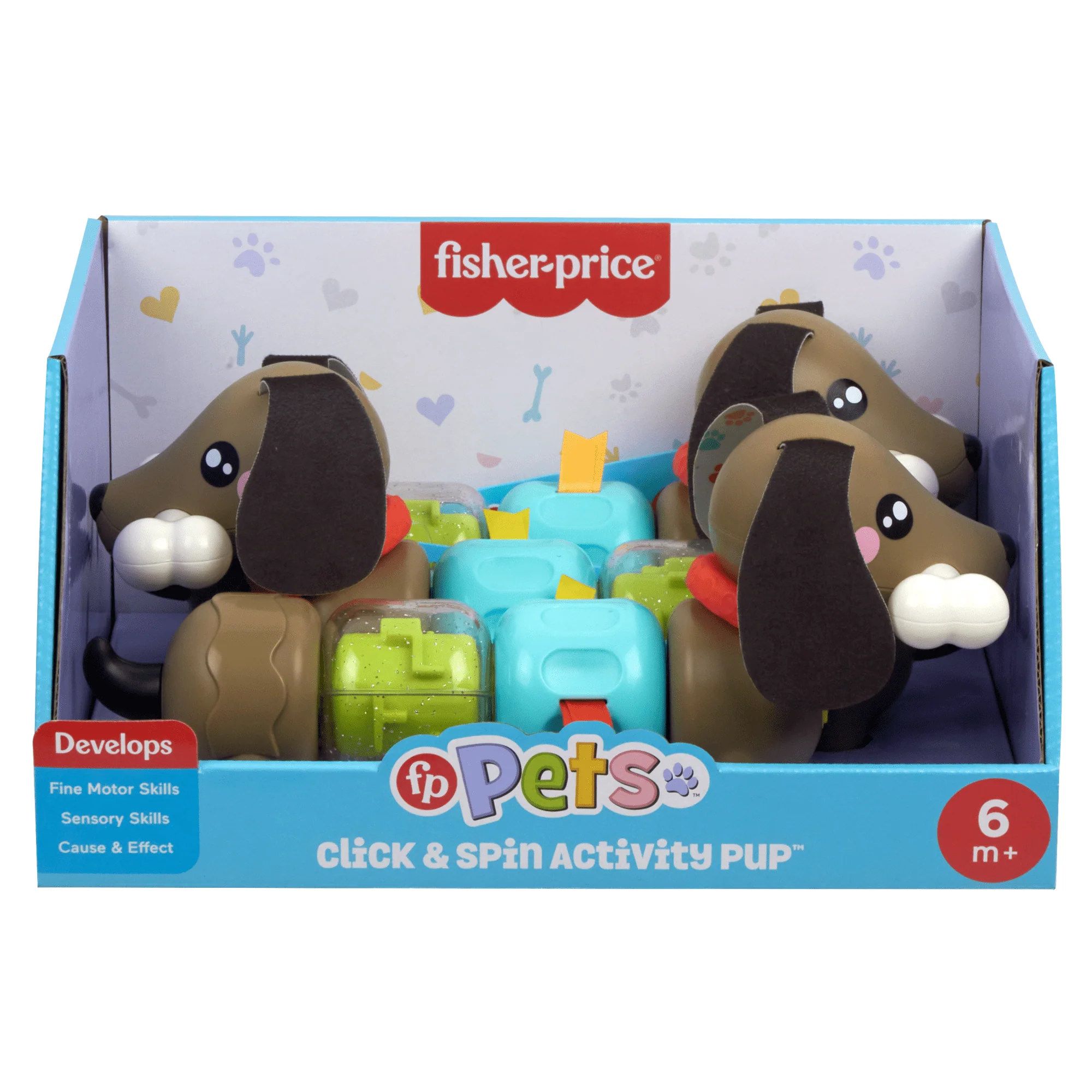 Fisher-Price Fp Pets Klikken En Draaien Puppy, Activiteiten Voor Fijne Motoriek, Zintuiglijk Speelgoed Voor Baby'S - Image 6