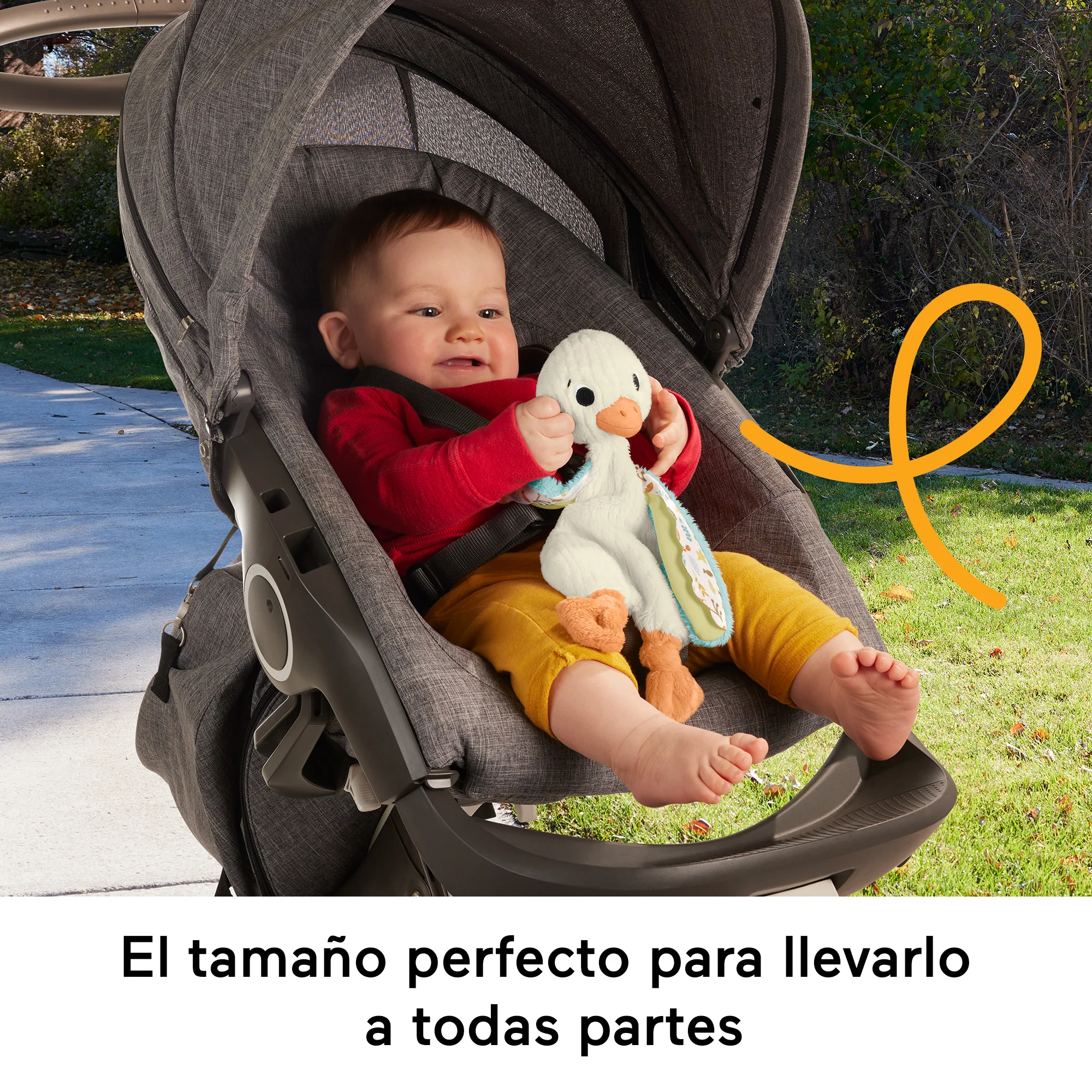 Fisher-Price Sensimals Oca Lovey Peluche Sonajero - Image 4