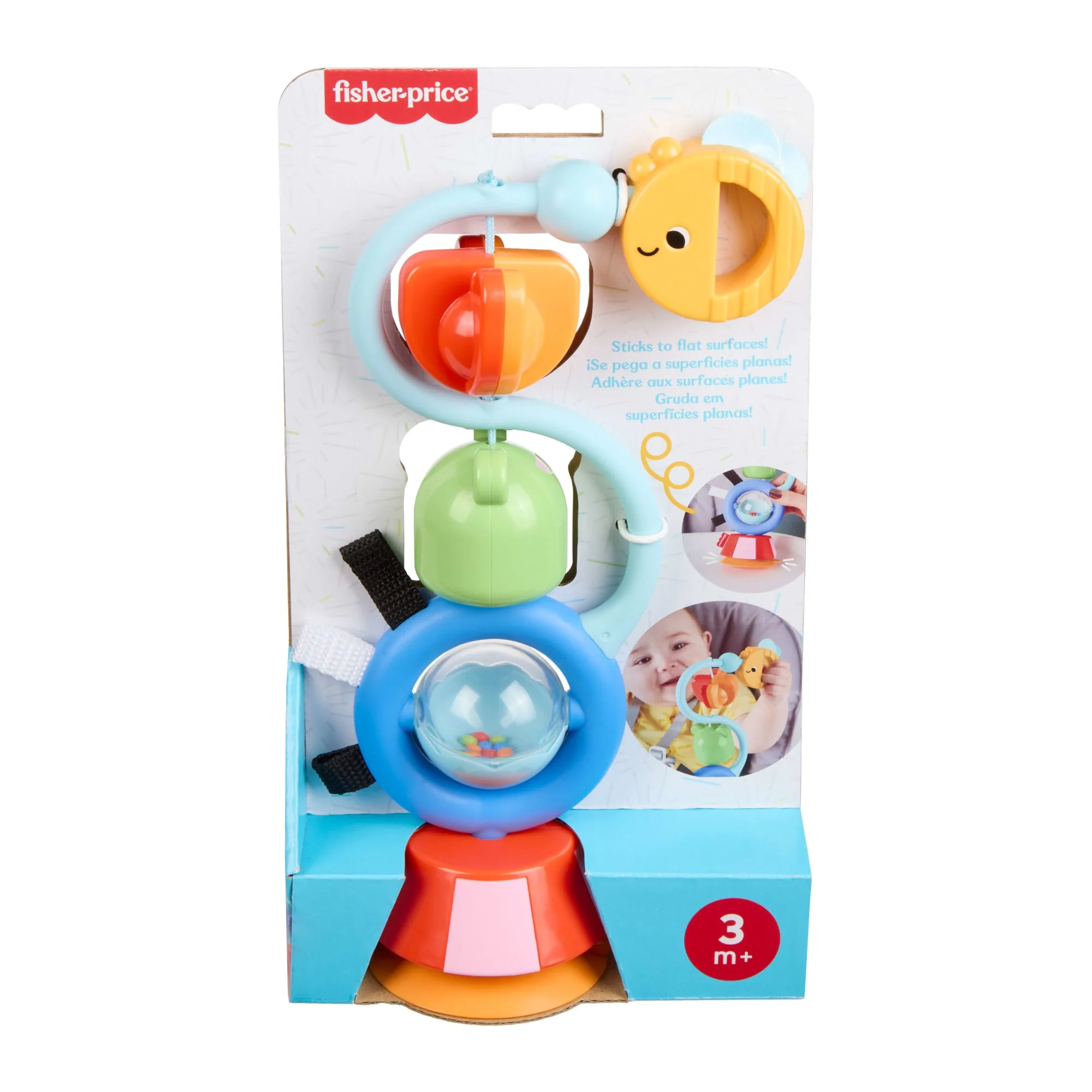 Fisher-Price Giocattolo Da Seggiolone Con Suoni Sensoriali, Vassoio Attività Per Neonati Dai 3 Mesi in Su - Image 6