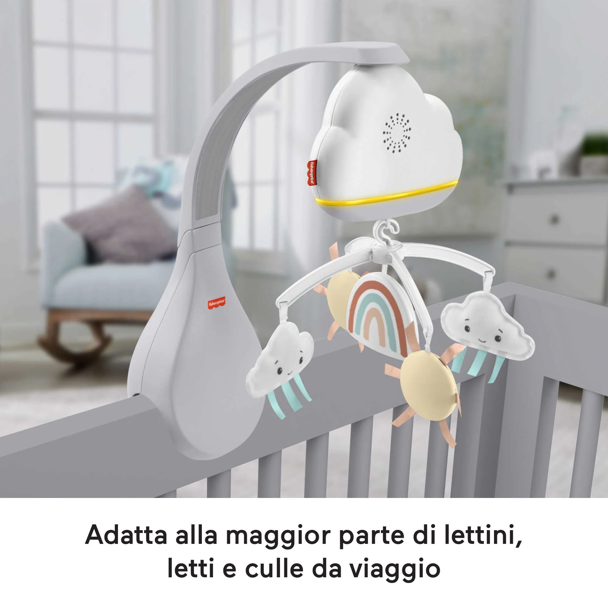 Fisher-Price Giostrina Mille Arcobaleni Per Culla Fianco Letto - Image 3