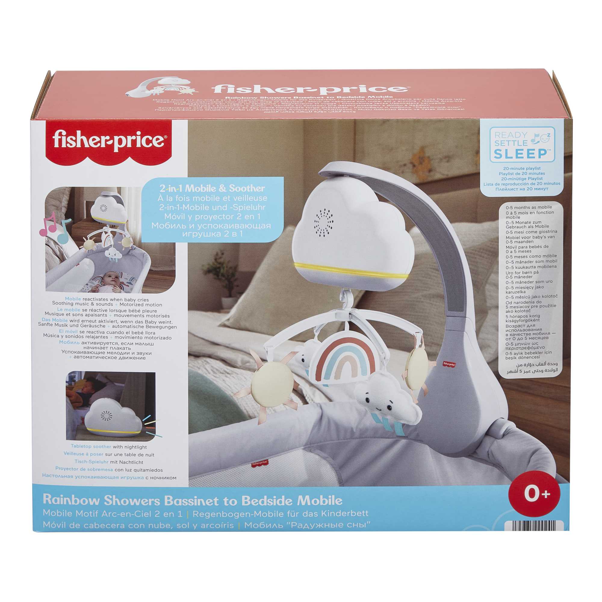 Fisher-Price Giostrina Mille Arcobaleni Per Culla Fianco Letto - Image 6