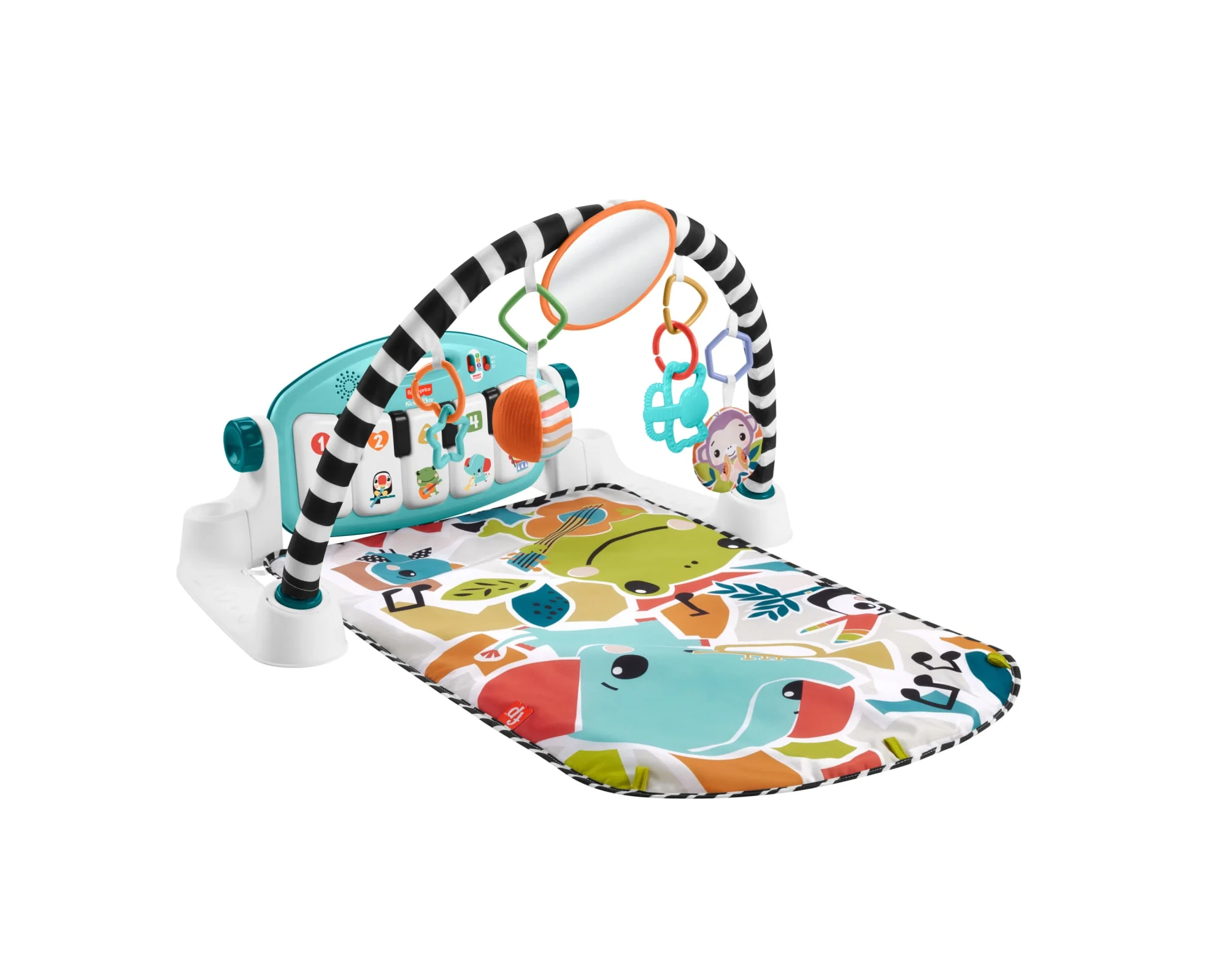 Fisher-Price Alfombra Con Piano Con Luces Y Sonidos Kick & Play Glow & Grow