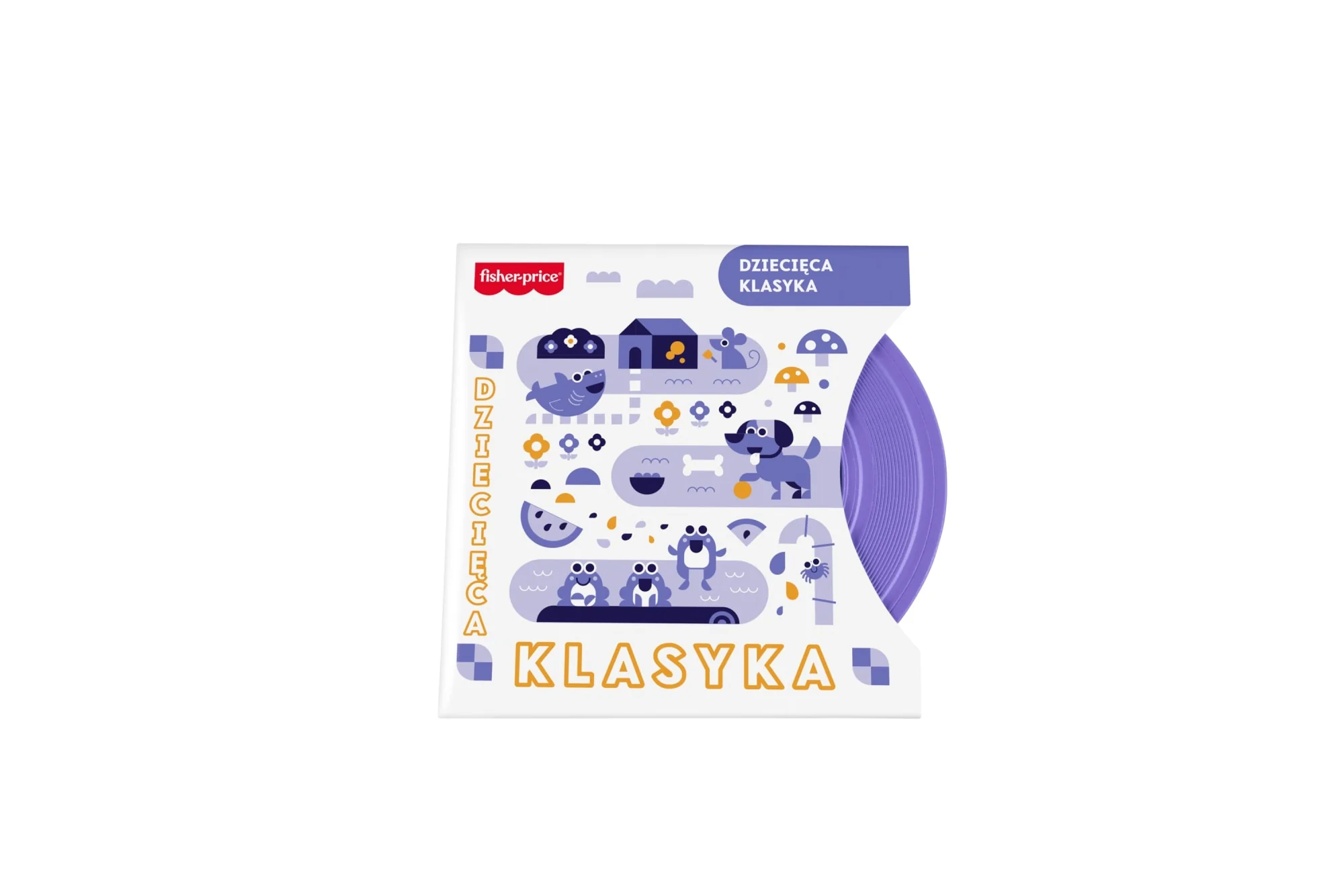 Fisher-Price Gramofon Malucha Muzyczna zabawka interaktywna dla dzieci 3+ Polska wersja językowa - Image 4