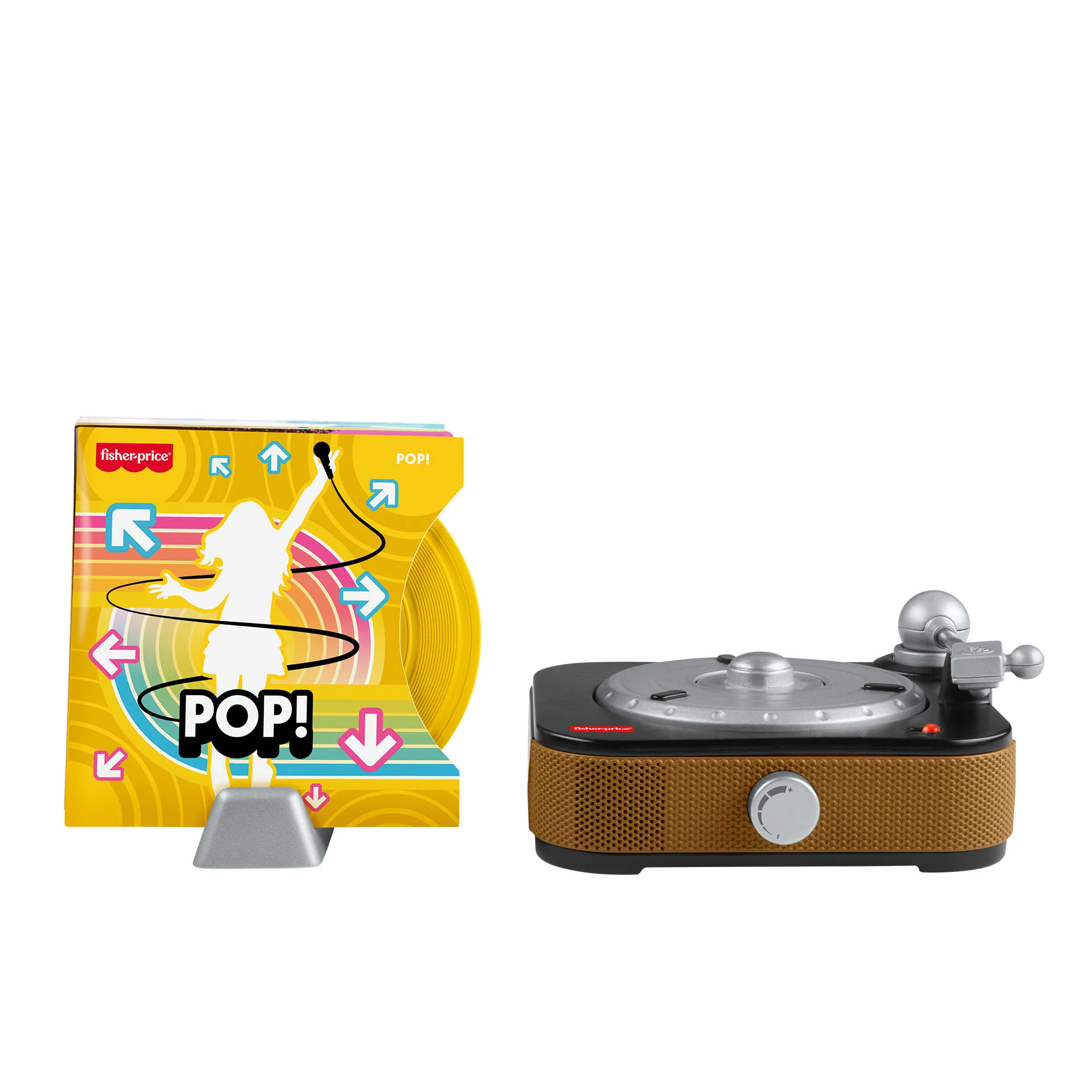 Fisher-Price Gramofon Malucha Muzyczna zabawka interaktywna dla dzieci 3+ Polska wersja językowa - Image 5