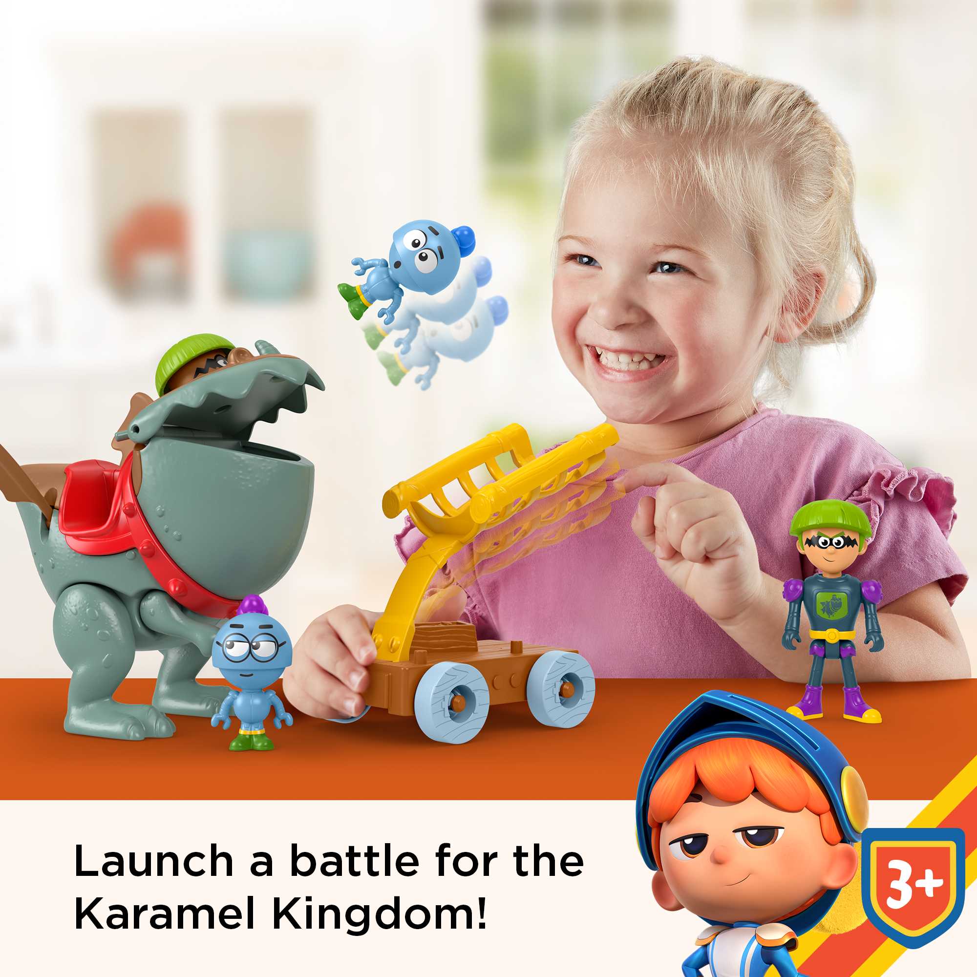 Fisher-Price Gus the Itsy Bitsy Knight Dragon & Knights Catapult - Image 2