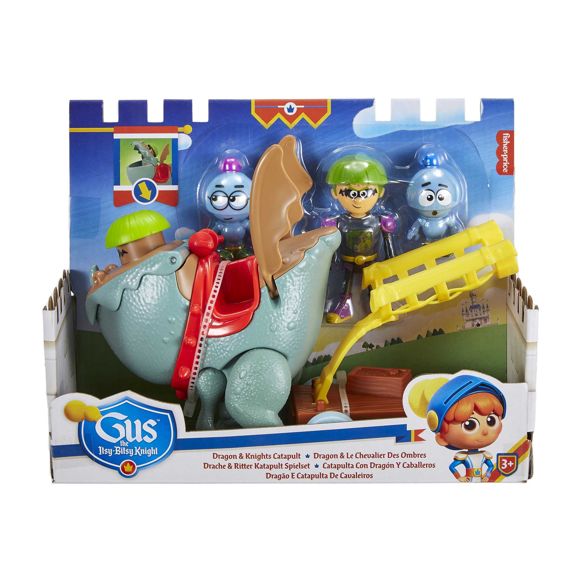 Fisher-Price Gus the Itsy Bitsy Knight Dragon & Knights Catapult - Image 6