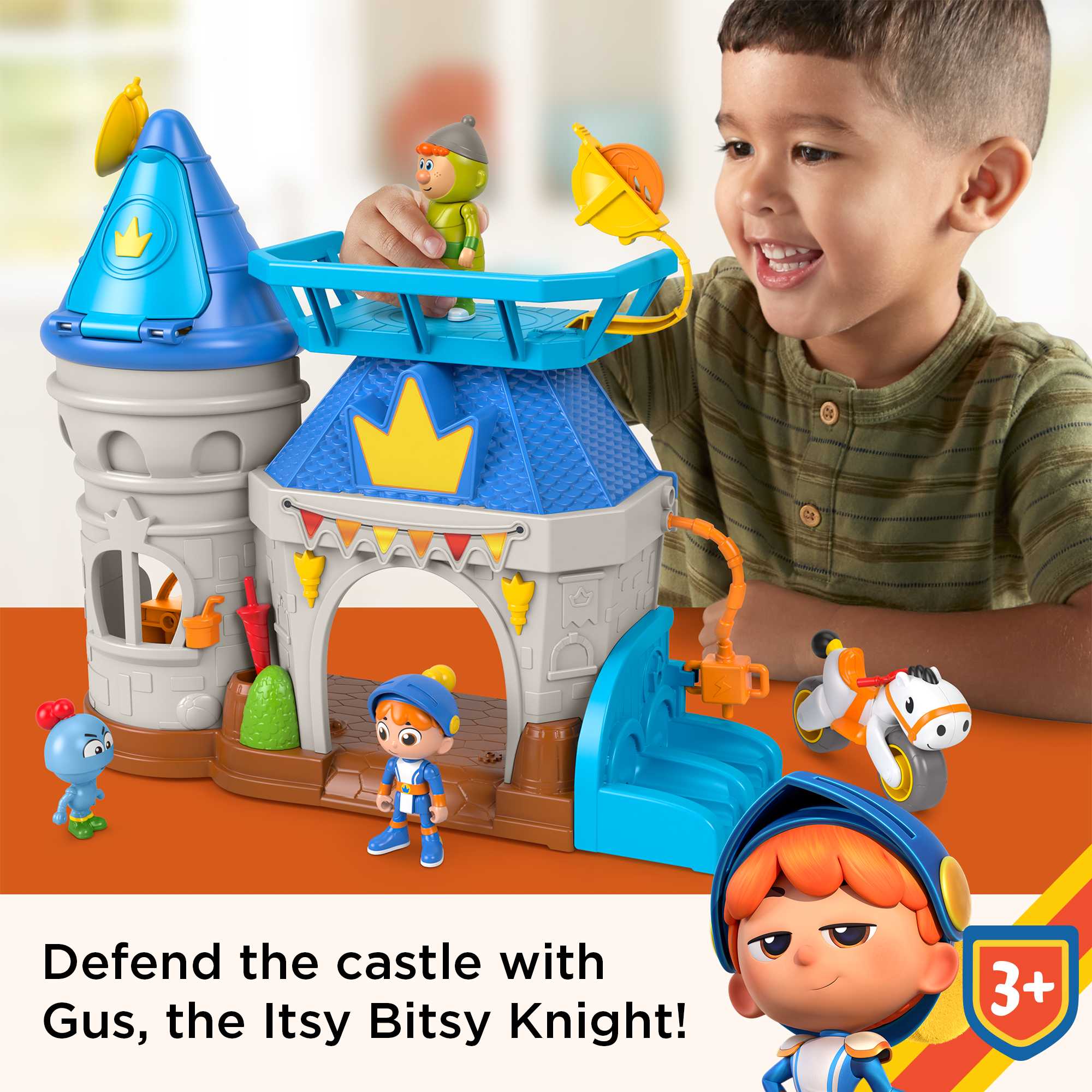 Fisher-Price Gus the Itsy Bitsy Knight Kingdom Castle Playset - Image 2