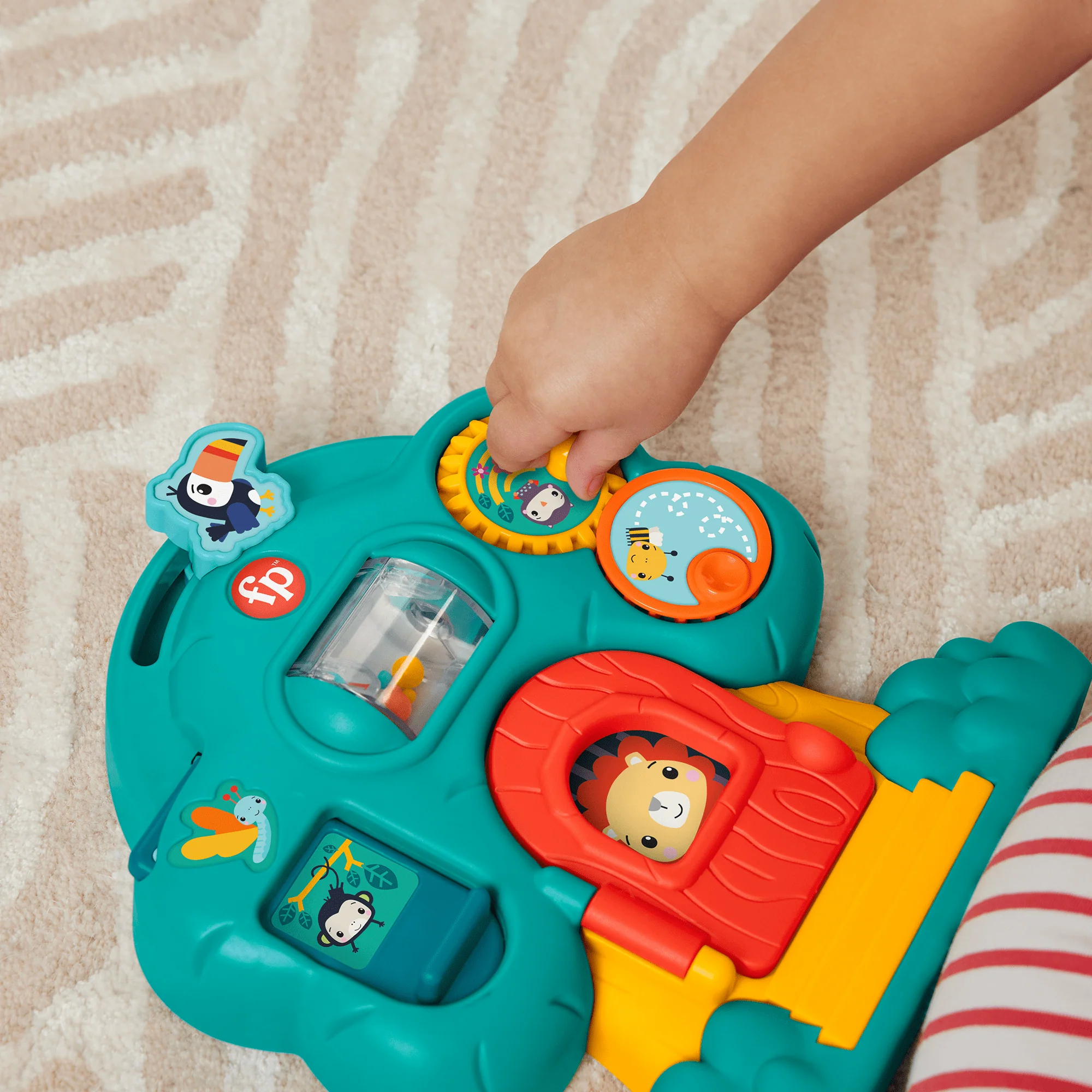 Fisher-Price Hayvan Dostlar Keşif Serisi Bebek Aktivite Oyuncakları Koleksiyonu, Stiller Çeşitlilik Gösterebilir - Image 3