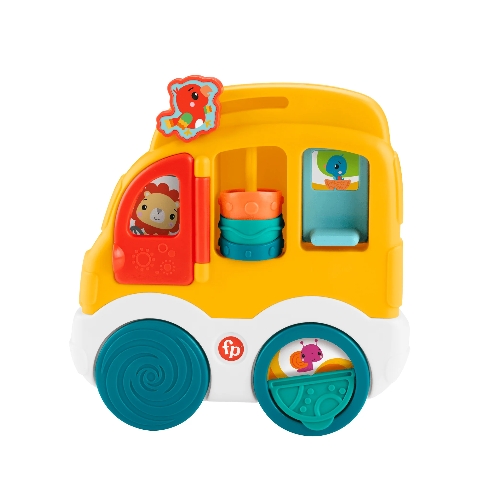 Fisher-Price Hayvan Dostlar Keşif Serisi Bebek Aktivite Oyuncakları Koleksiyonu, Stiller Çeşitlilik Gösterebilir - Image 4