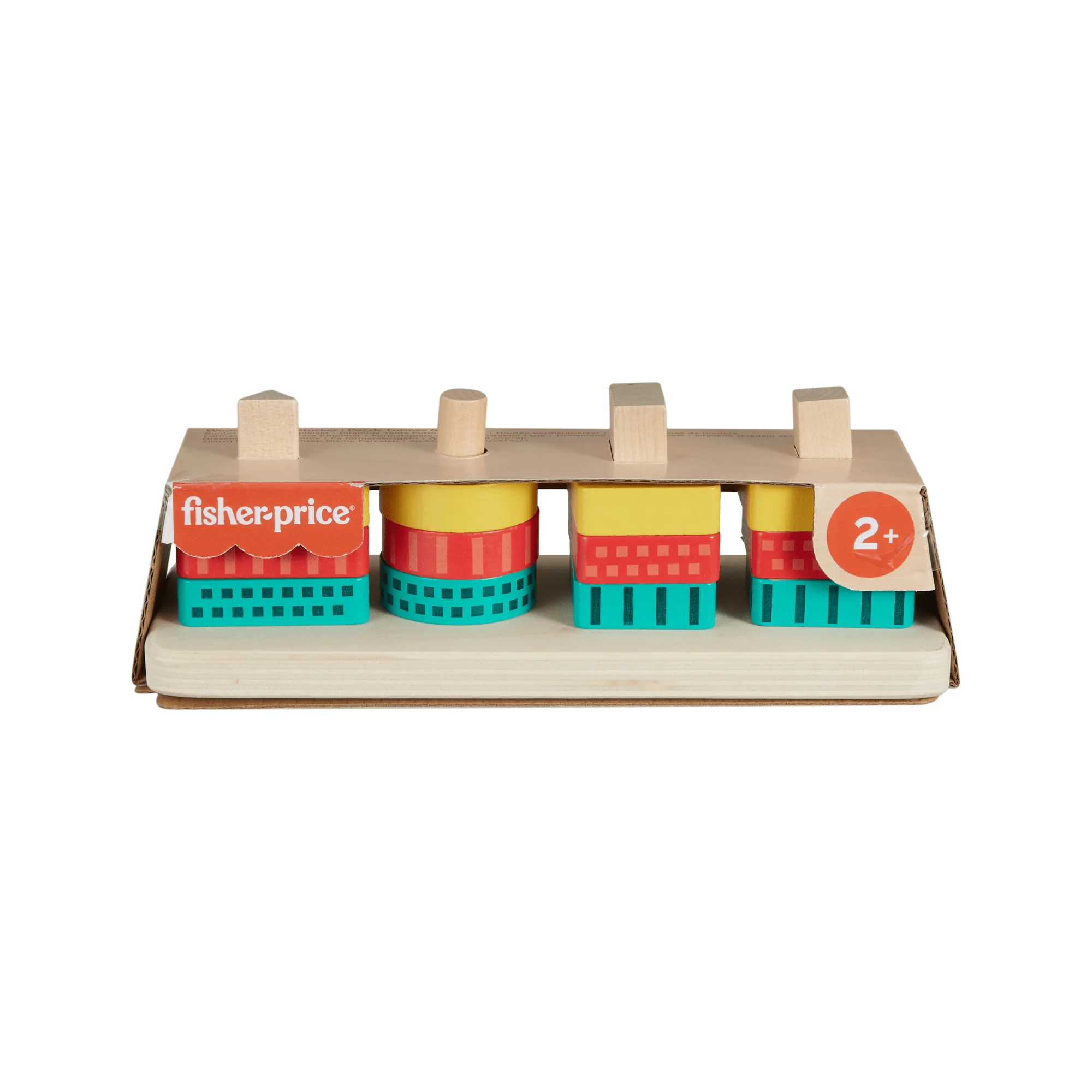 Fisher-Price Houten Vormstapelaar Sorteerspeeltje Voor Peuters, 13 Stukken - Image 6