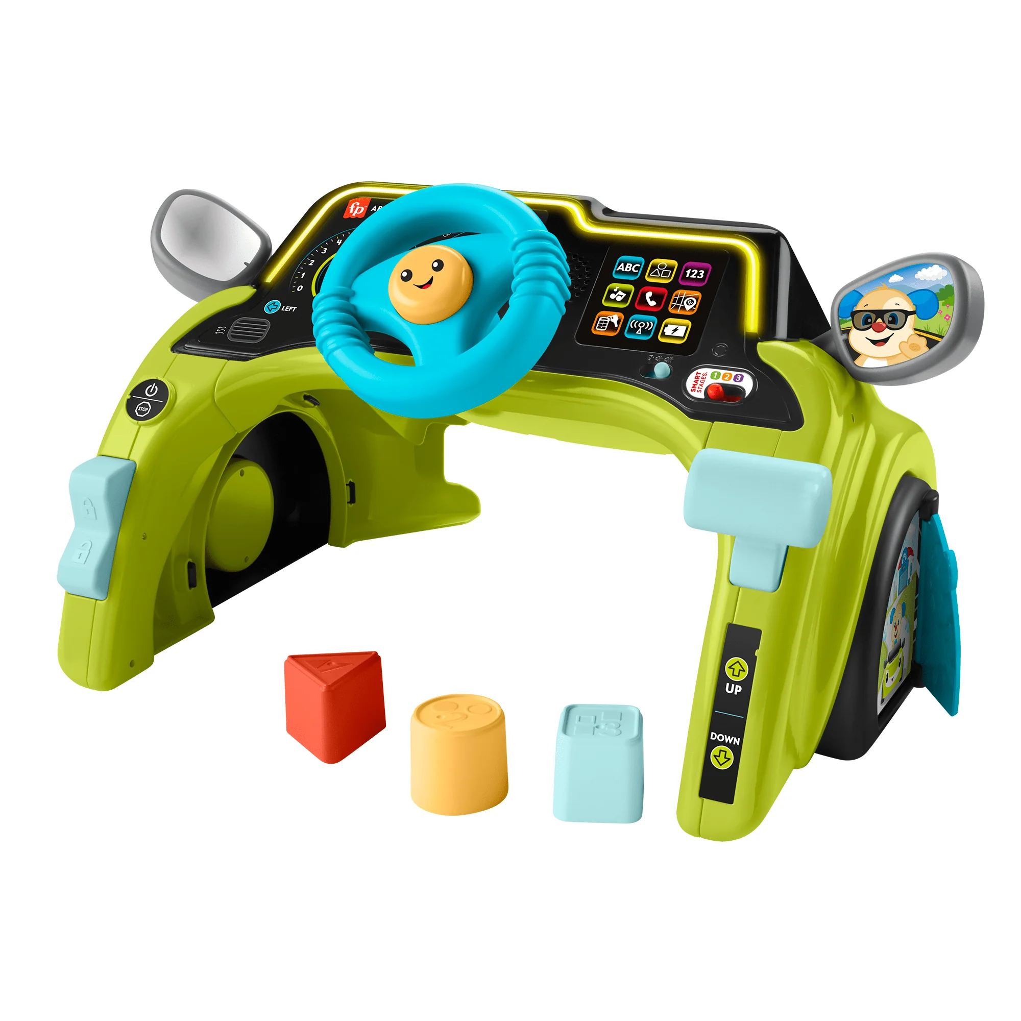 Fisher-Price Παίζω Και Μαθαίνω Εκπαιδευτικό Αυτοκίνητο Κέντρο Δραστηριοτήτων Εκπαιδευτικό Παιχνίδι Για Μωρά Και Νήπια, Πολύγλωσση Έκδοση