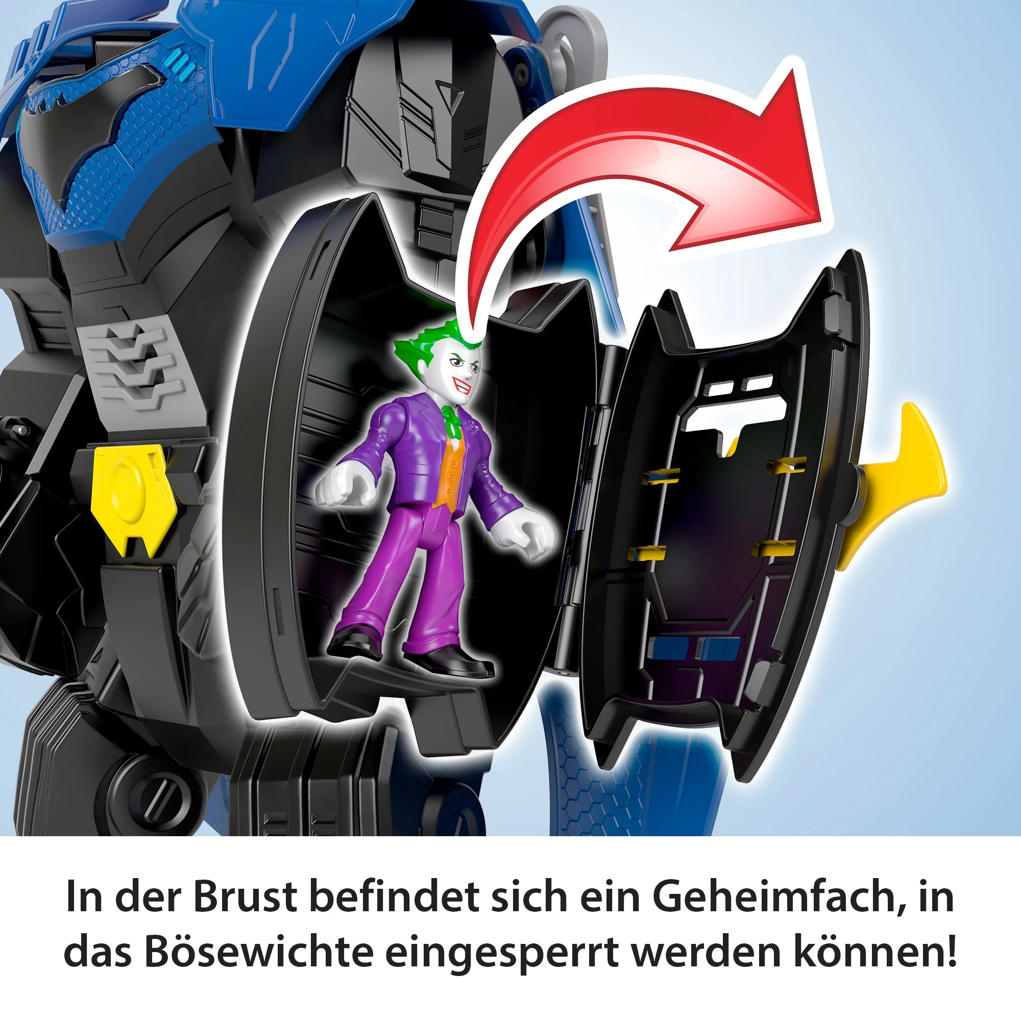 Fisher-Price Imaginext DC Super Friends Batman Flug-Mech Spielzeug Mit Lichtern, Geräuschen Und Actionfigur - Image 5