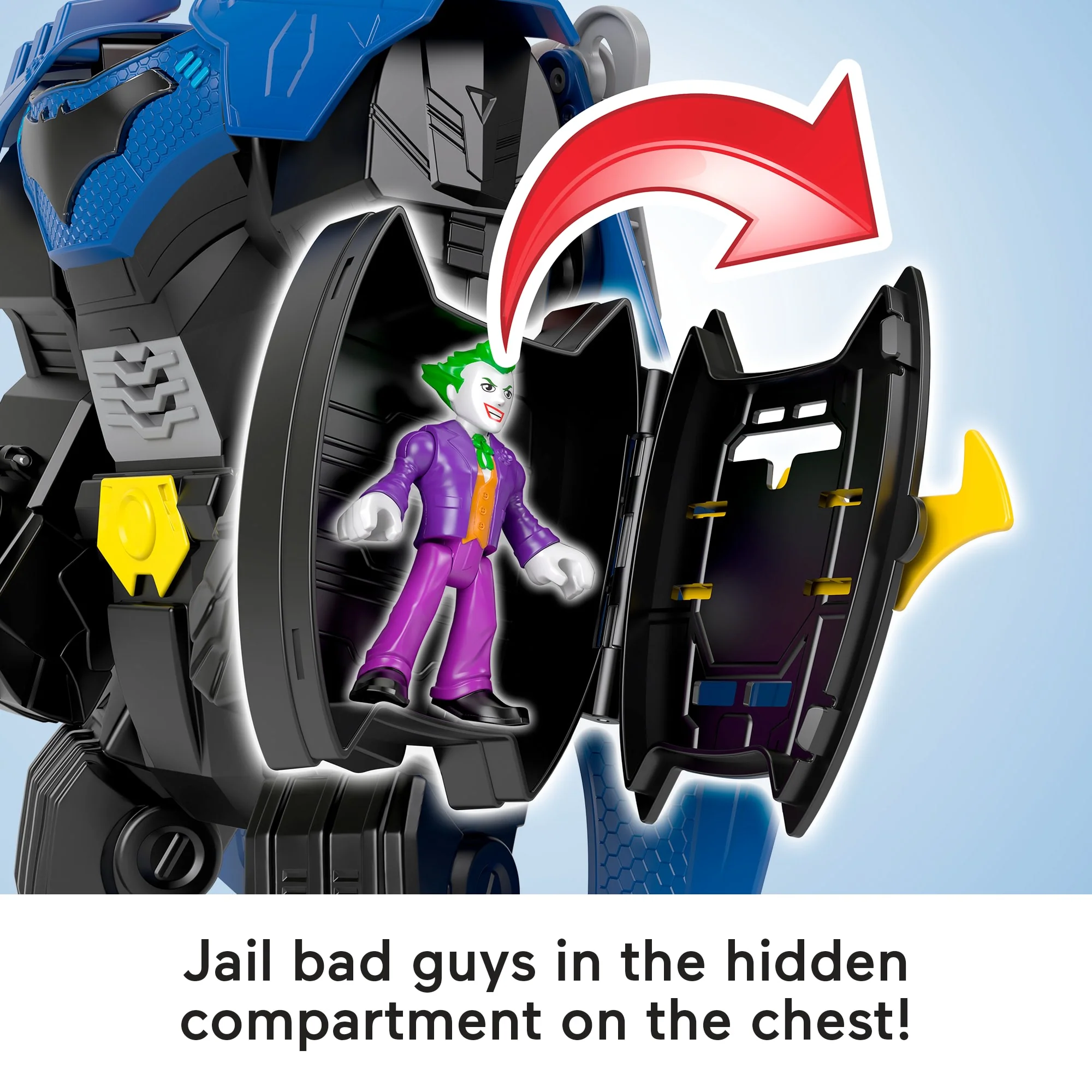 Fisher-Price Imaginext DC Super Friends Batman Flight Mech Toy With Lights, Sounds & Action Figure - Image 5