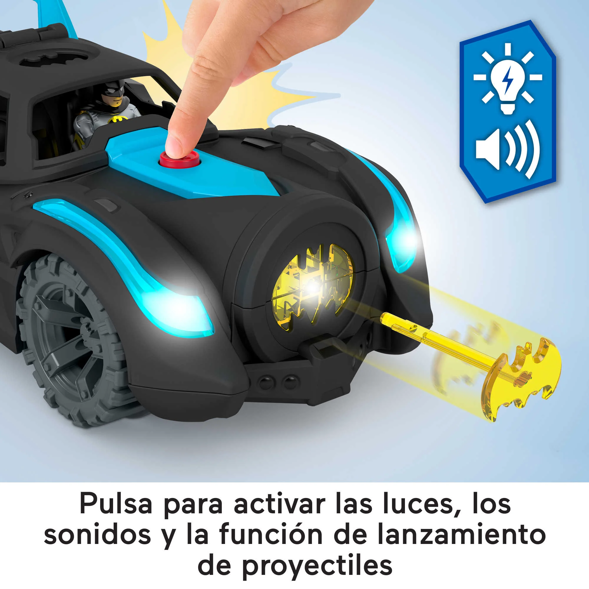 Fisher-Price Imaginext Dc Super Friends Batmóvil Power Reveal - Image 4