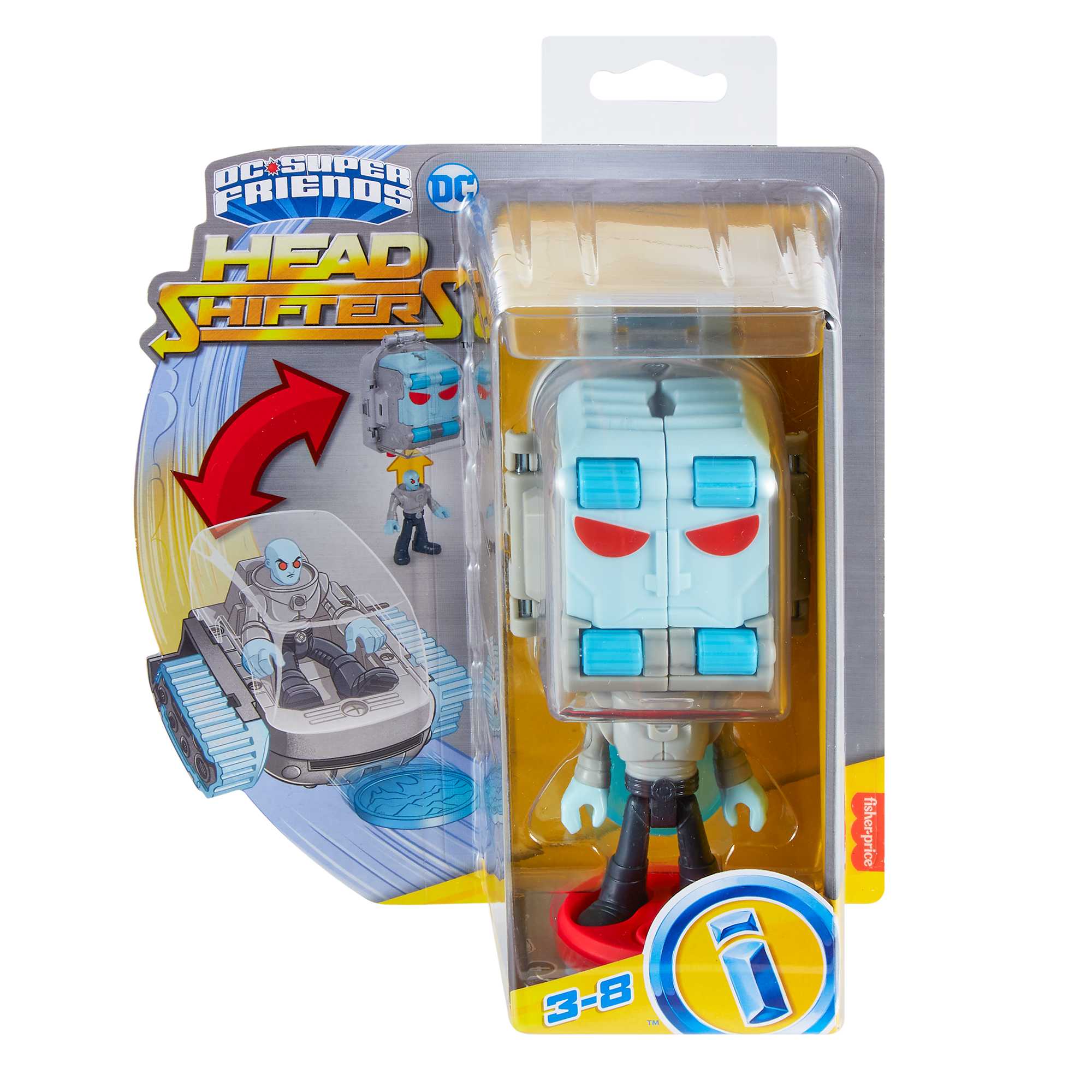 Fisher-Price Imaginext DC Super Friends Head Shifters Mr. Freeze & Snow Tank - Image 6