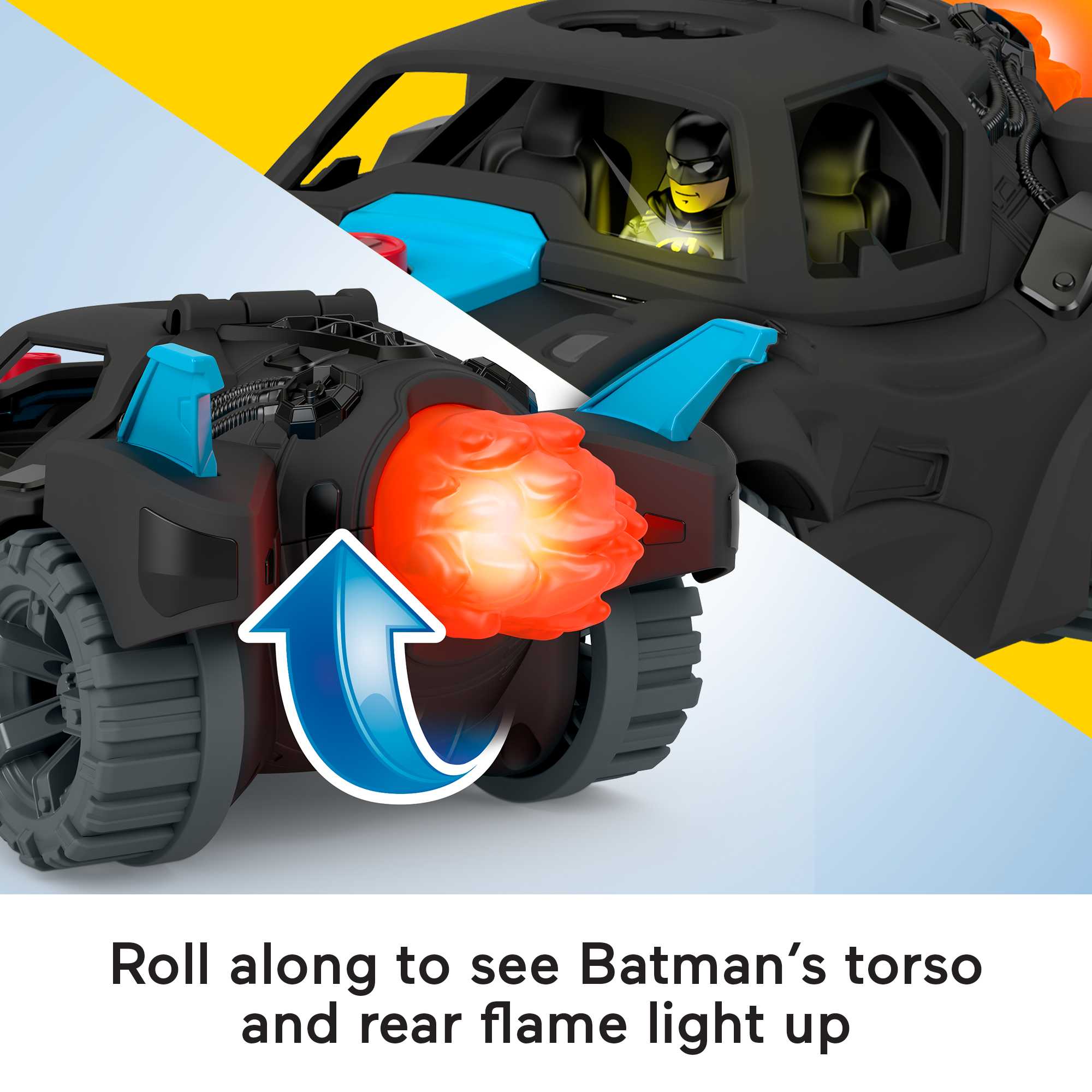 Fisher-Price Imaginext DC Super Friends Lights & Sounds Batmobile - Image 3