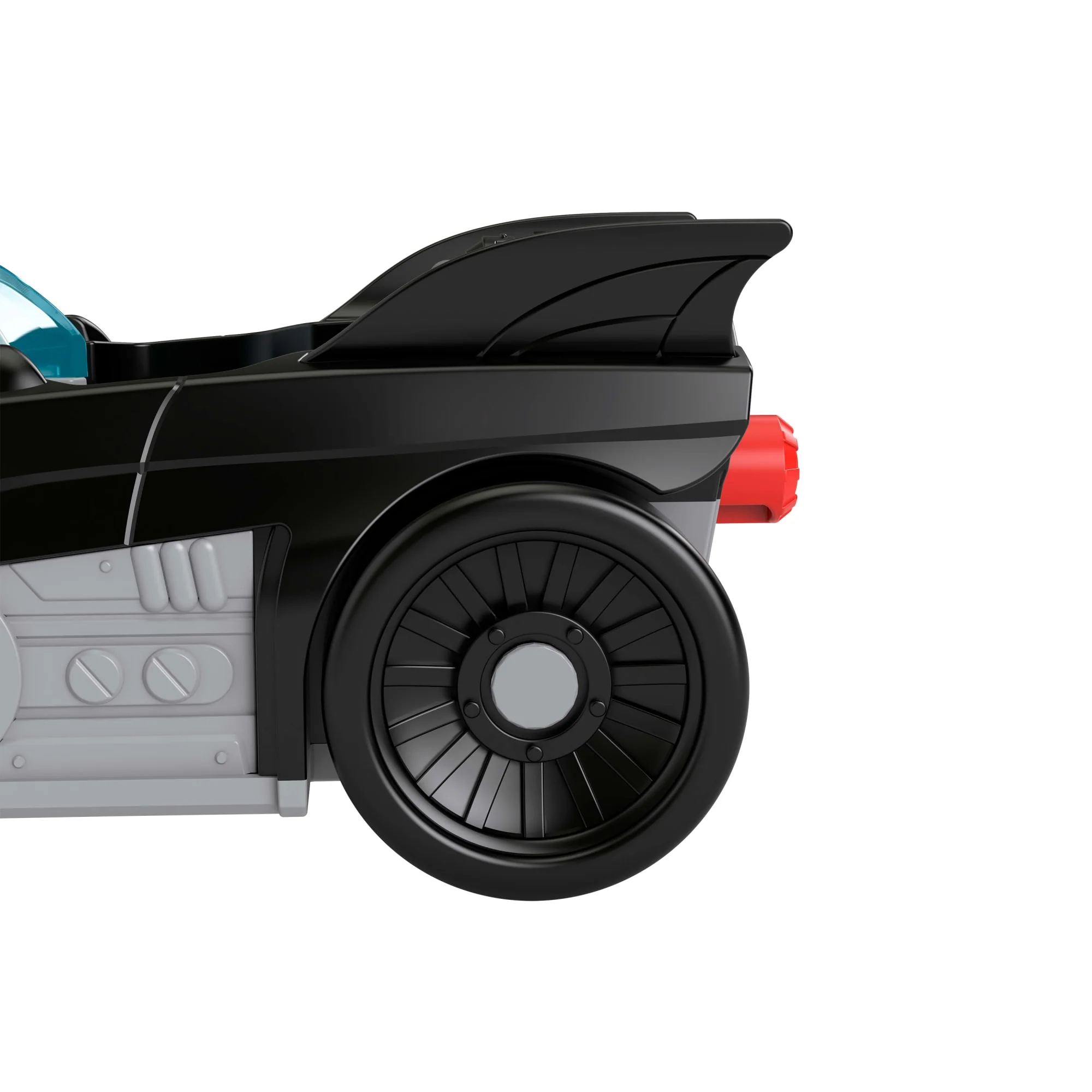 Fisher-Price Imaginext DC Super Friends Metal Force Batmobile Toy Car & Batman Action Figure Set - Image 5