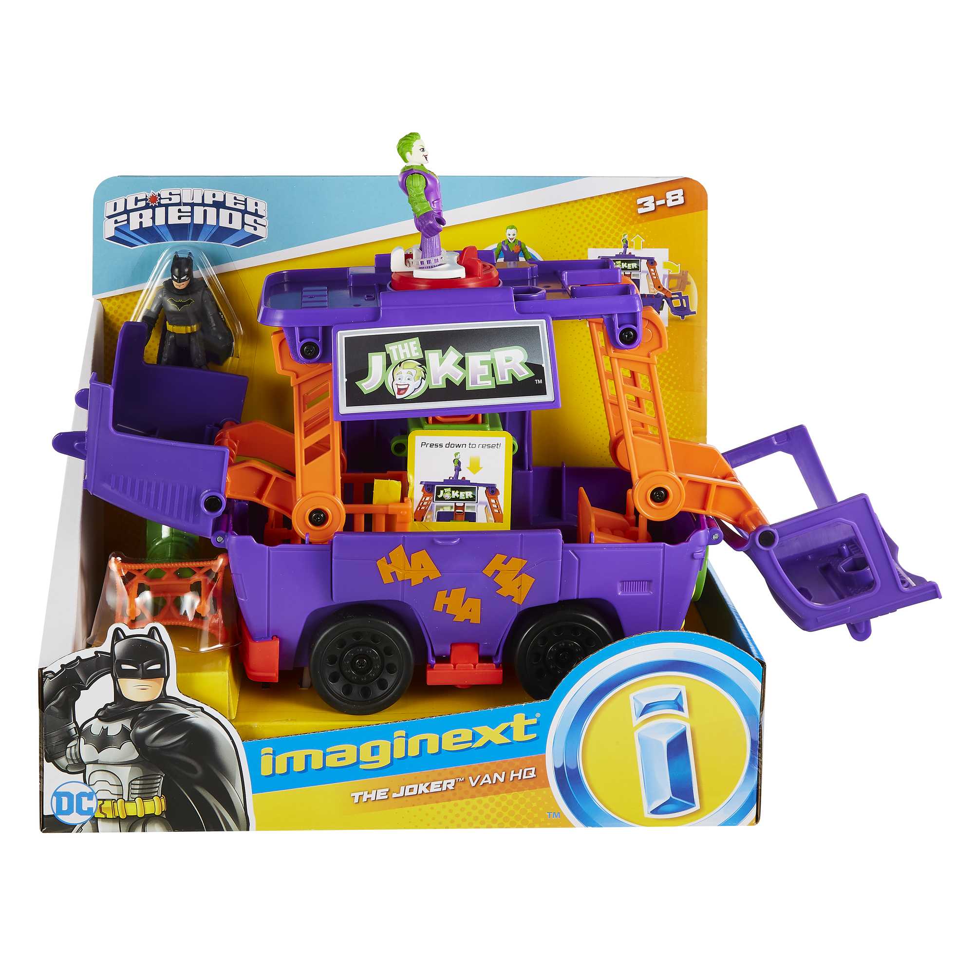 Fisher-Price Imaginext DC Super Friends The Joker Van HQ - Image 6