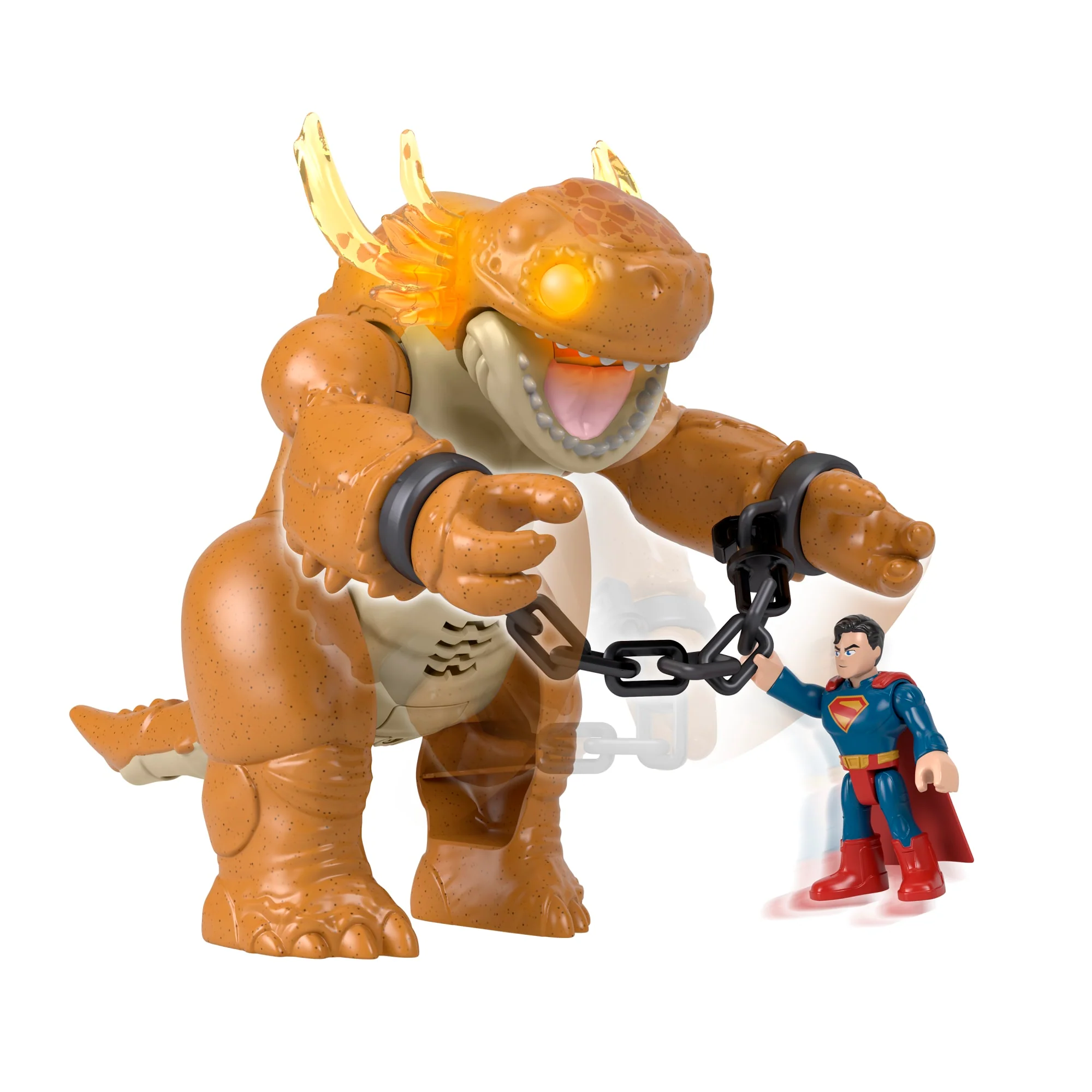 Juguete De Monstruo De Superman Con Luces, Sonidos Y Movimiento Y Figura De Acción De Imaginext De Fisher-Prince - Image 3