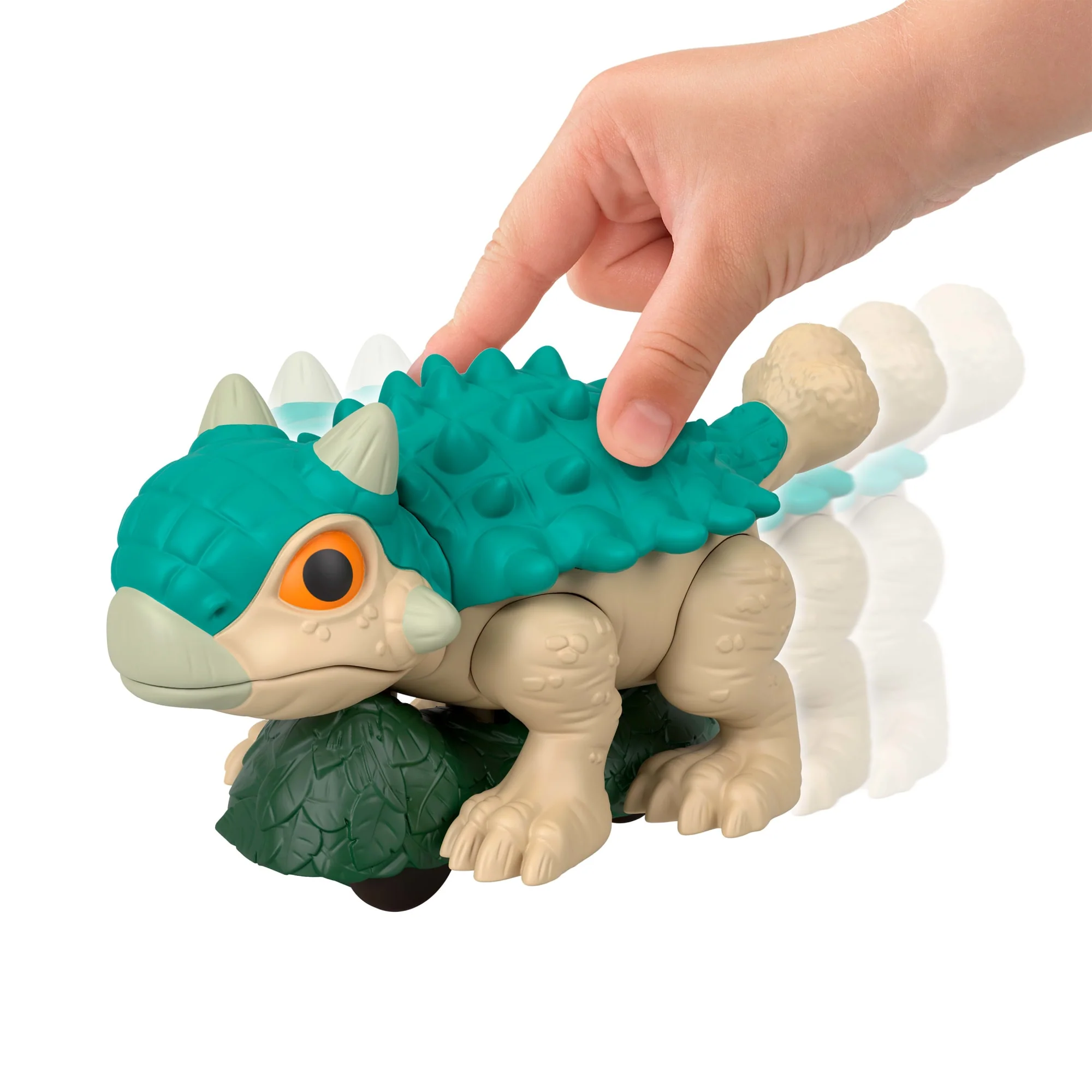 Fisher-Price Imaginext Jurassic World Ankylosaurus Dinosaur Toy Avec Roues Et Mouvement D'Agitation - Image 4