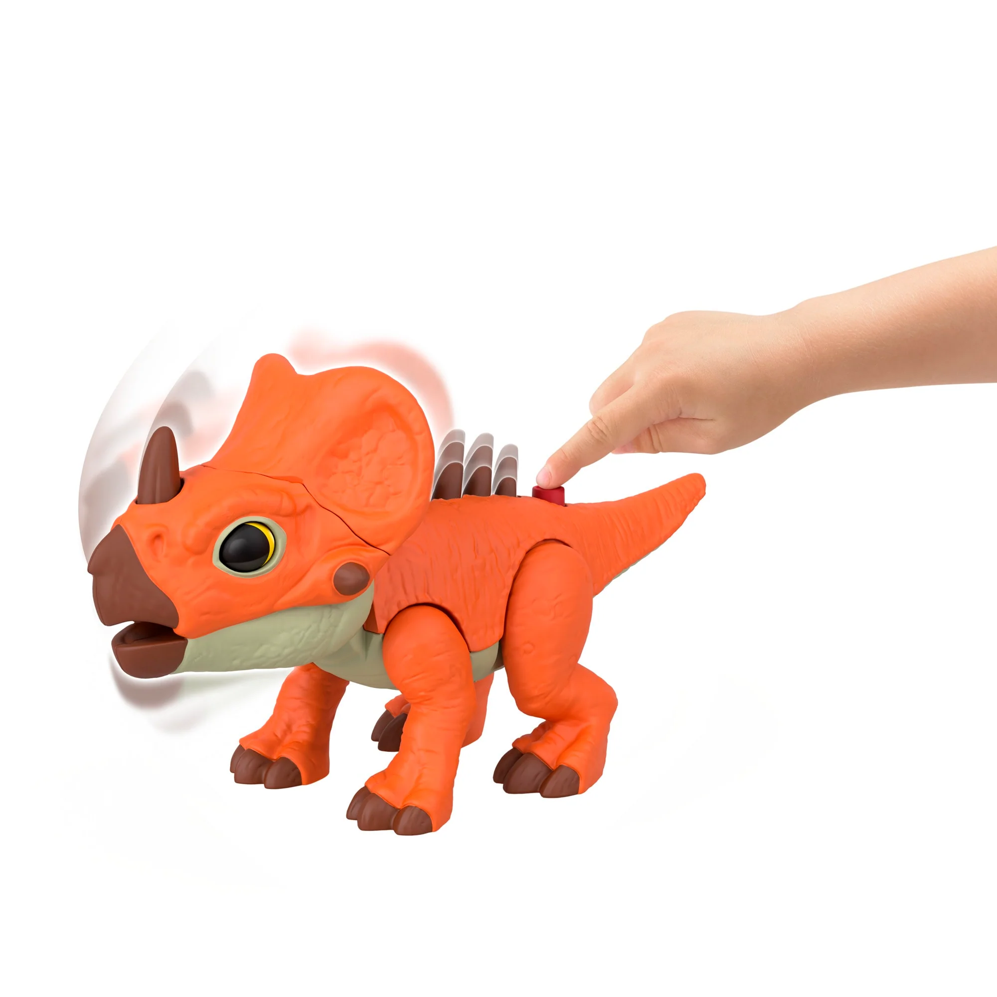 Figura De Acción De Aquilops De “Jurassic World: El Renacer” De Imaginext De Fisher-Price, Figura De Dinosaurio Con Movimiento - Image 3