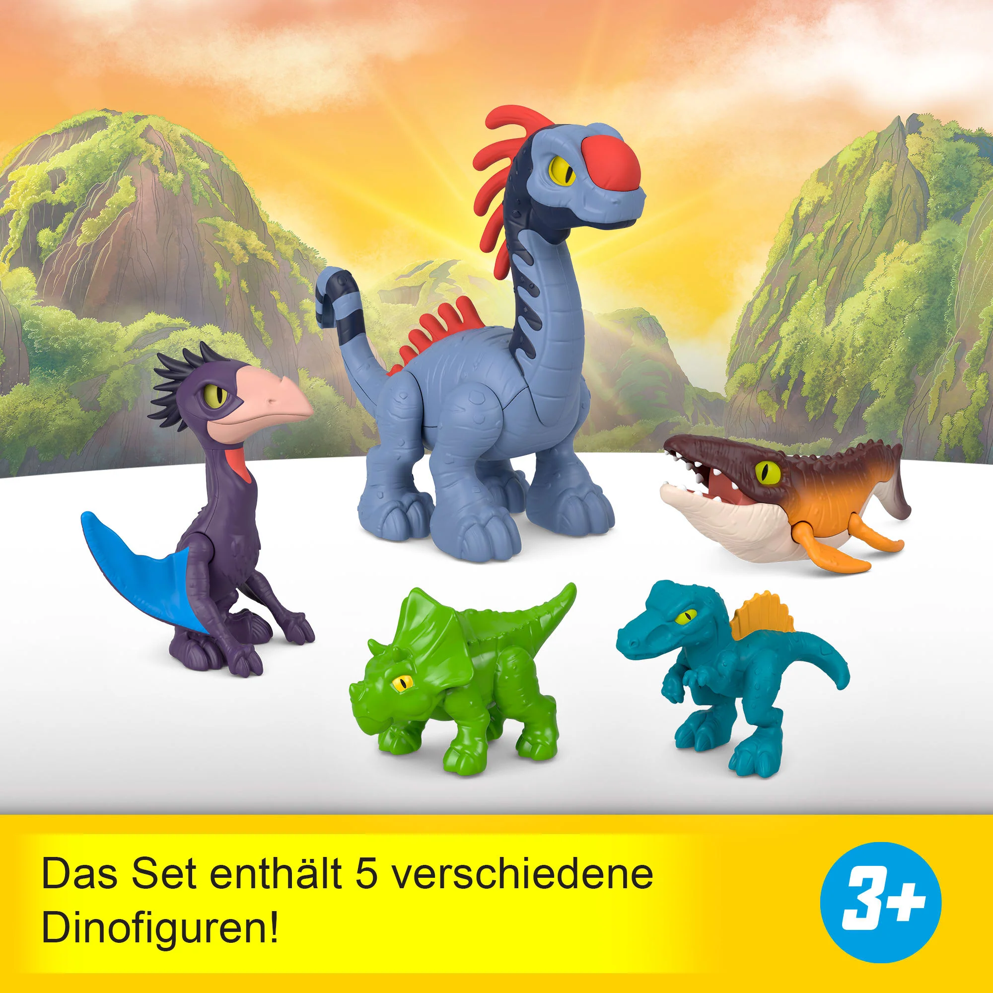Fisher-Price Imaginext Jurassic World: Die Wiedergeburt Set Mit 6 Actionfiguren, Starter Und Zubehör - Image 2