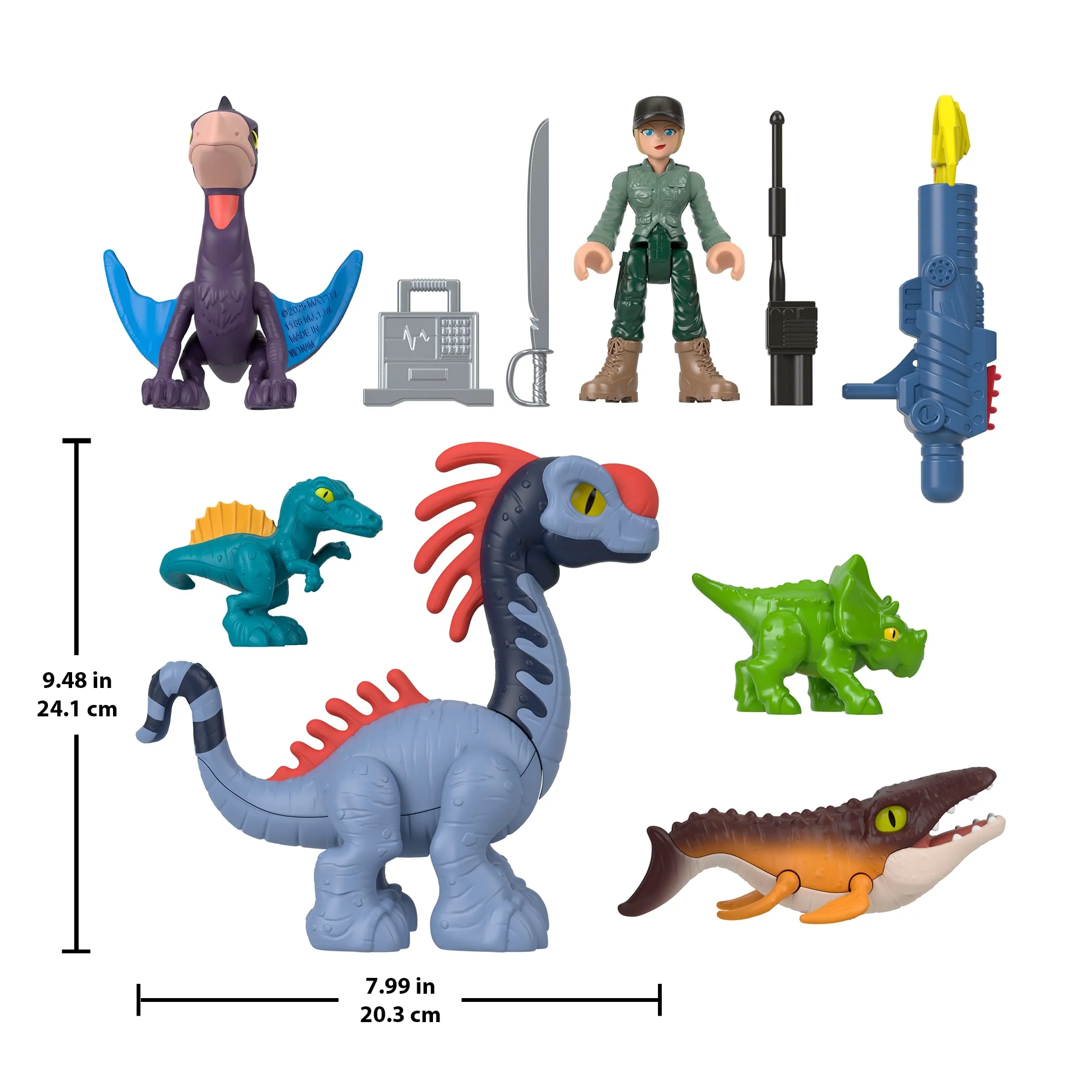 Fisher-Price Imaginext Jurassic World: Die Wiedergeburt Set Mit 6 Actionfiguren, Starter Und Zubehör - Image 4