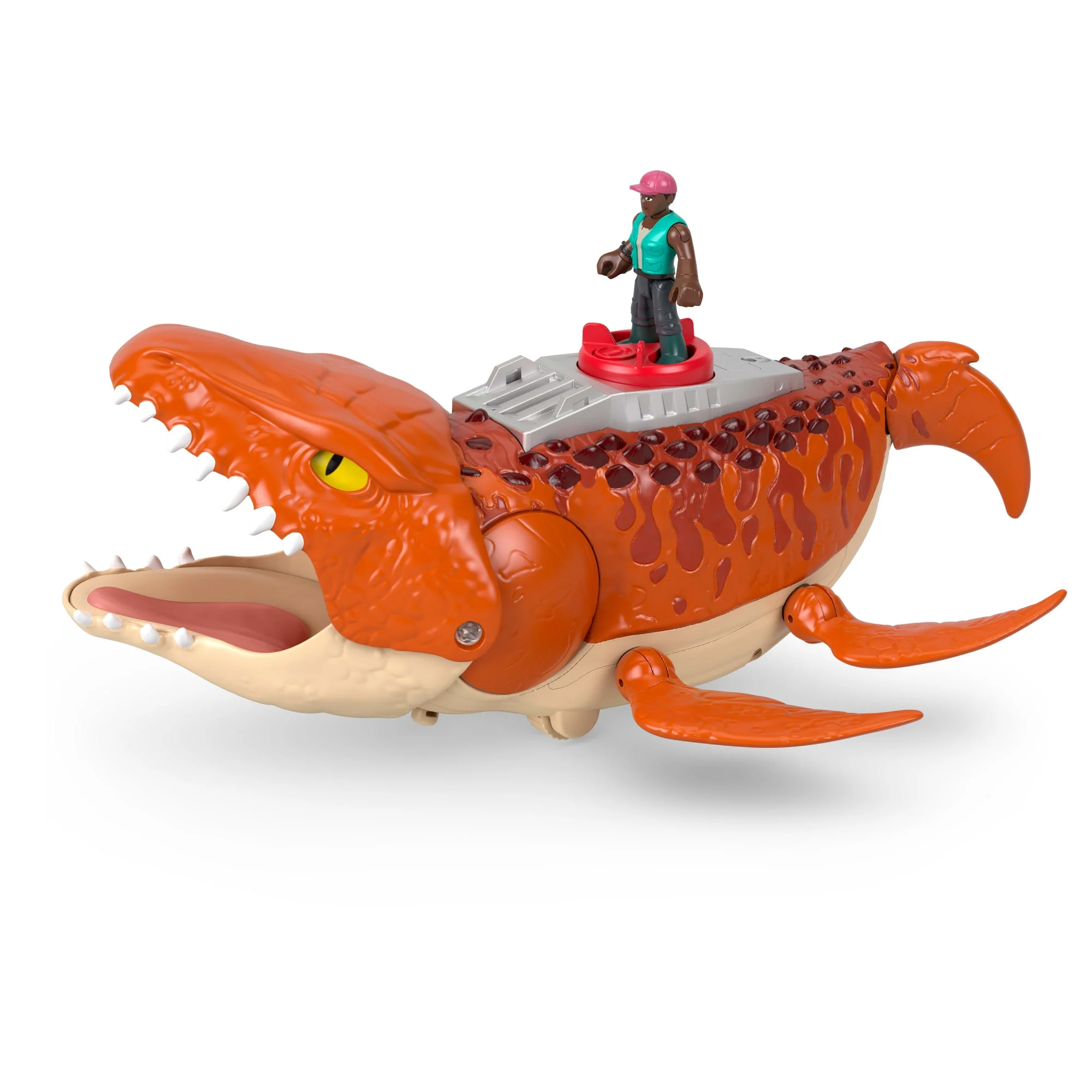 Fisher-Price Imaginext Jurassic World Rebirth Dev Ağızlı Mosasaurus Dinozor Oyuncağı Ve Oyun Seti - Image 3
