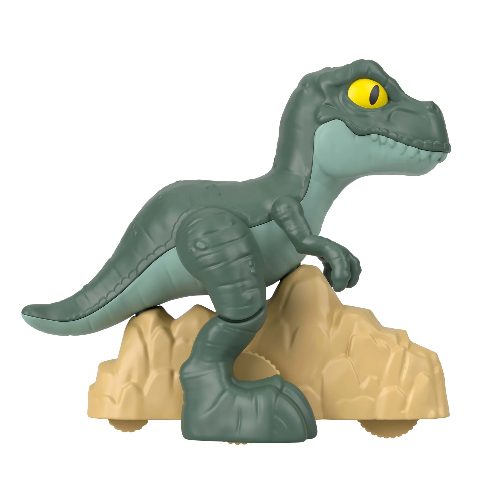Figura De Acción De Tiranosaurio Rex De “Jurassic World: El Renacer” De Imaginext De Fisher-Price, Figura De Dinosaurio Con Ruedas Y Movimiento De Meneo - Image 2