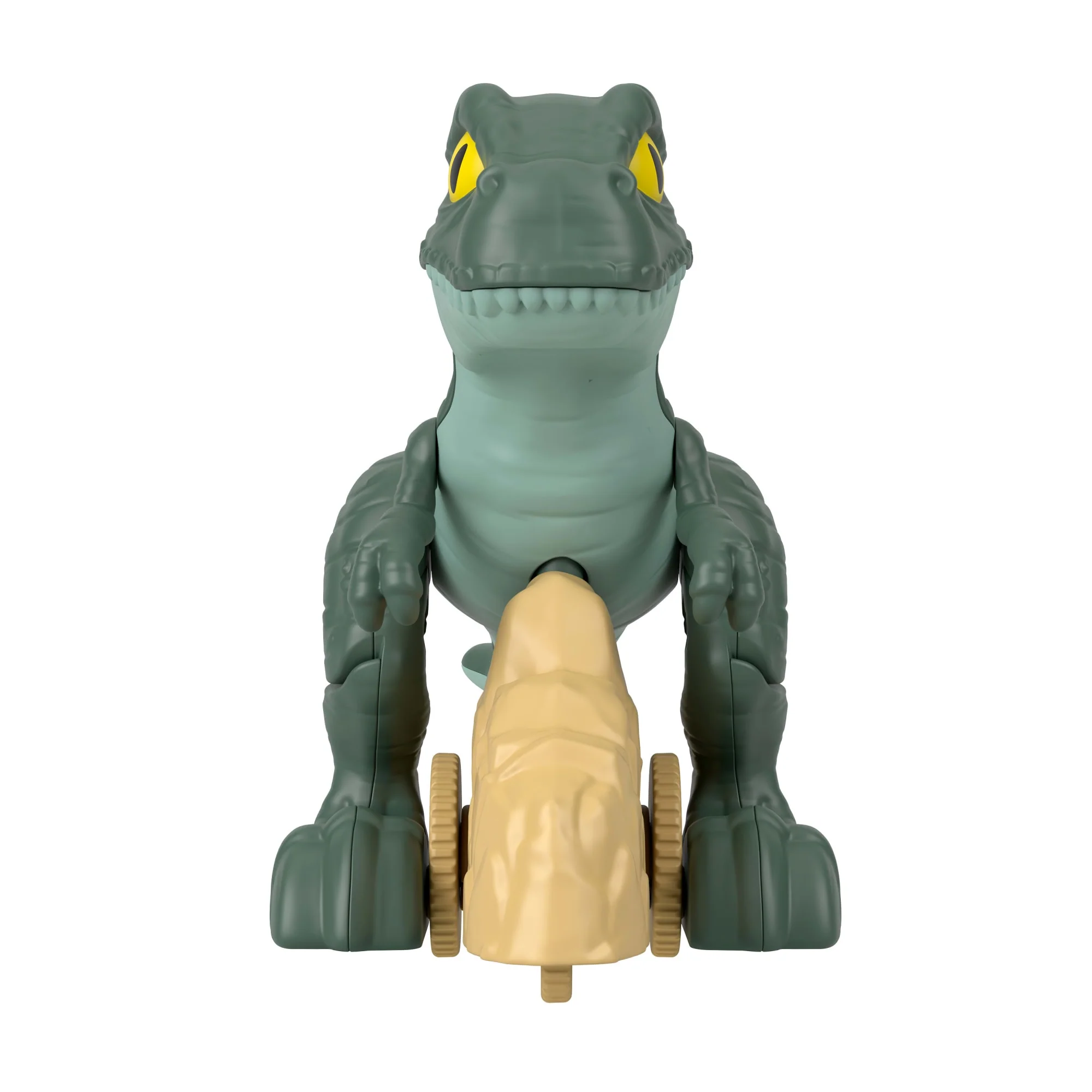 Figura De Acción De Tiranosaurio Rex De “Jurassic World: El Renacer” De Imaginext De Fisher-Price, Figura De Dinosaurio Con Ruedas Y Movimiento De Meneo - Image 4