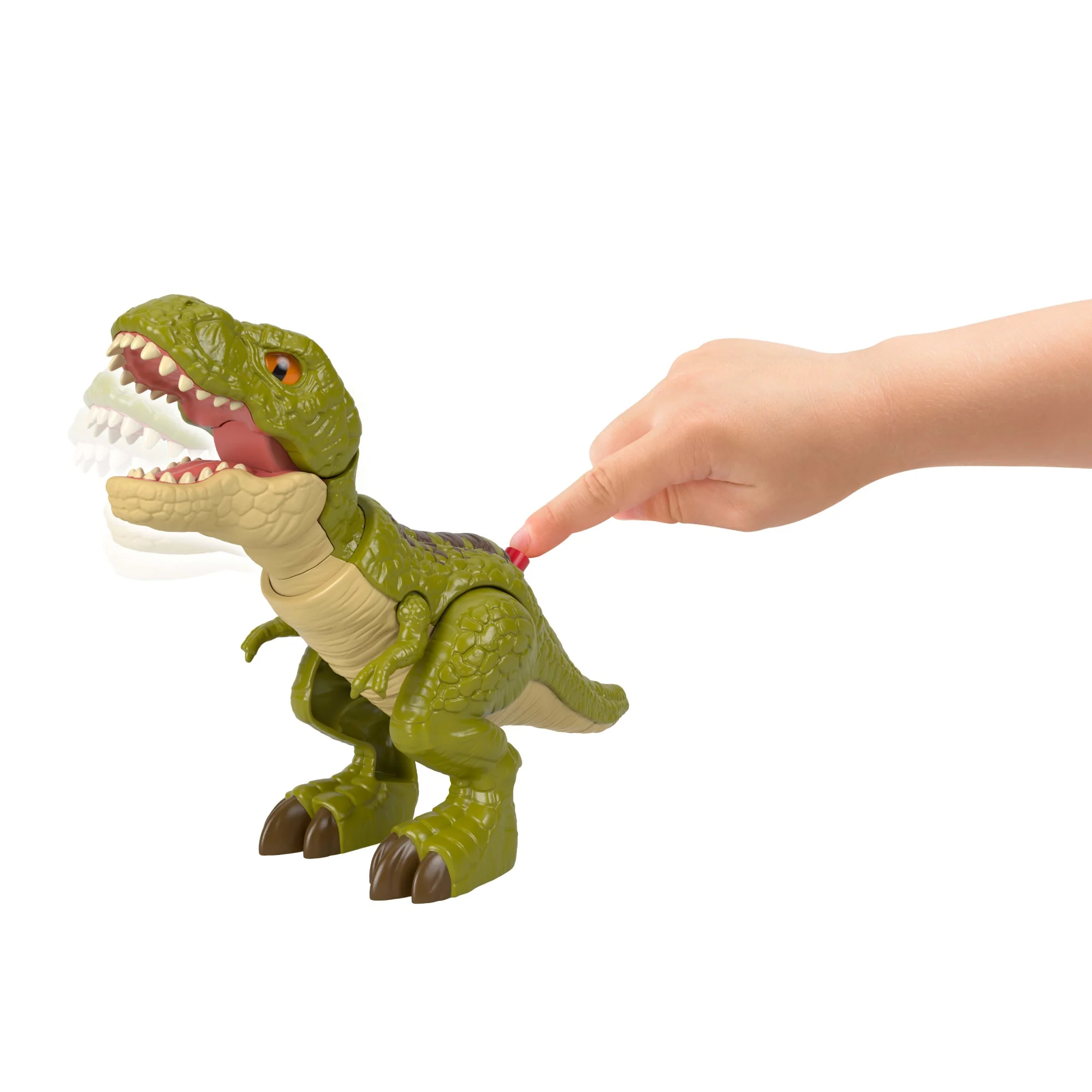 Figura De Acción De Tiranosaurio Rex De “Jurassic World: El Renacer” De Imaginext De Fisher-Price, Figura De Dinosaurio Con Movimiento - Image 3