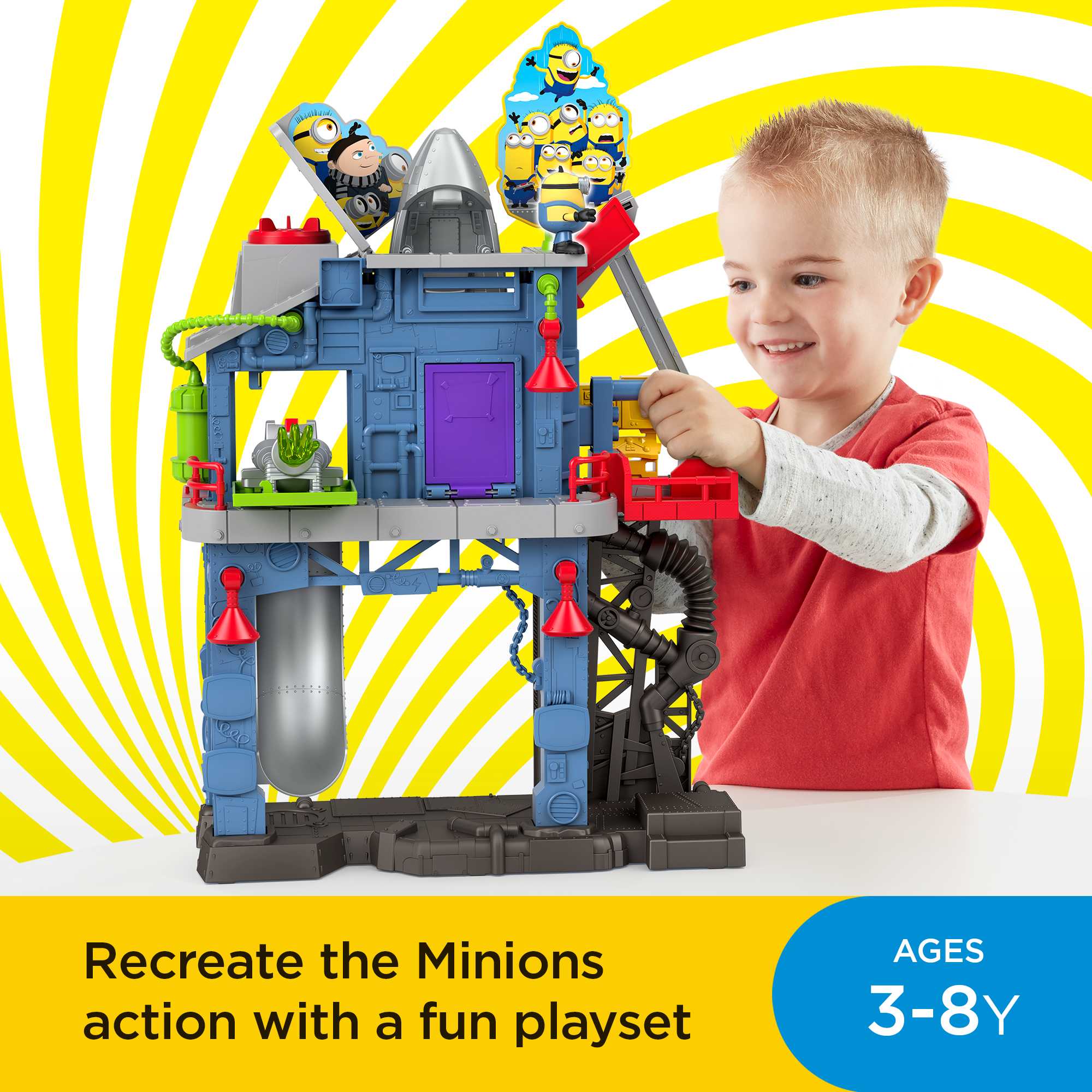 Fisher-Price Imaginext Minions Gru's Gadget Lair - Image 2