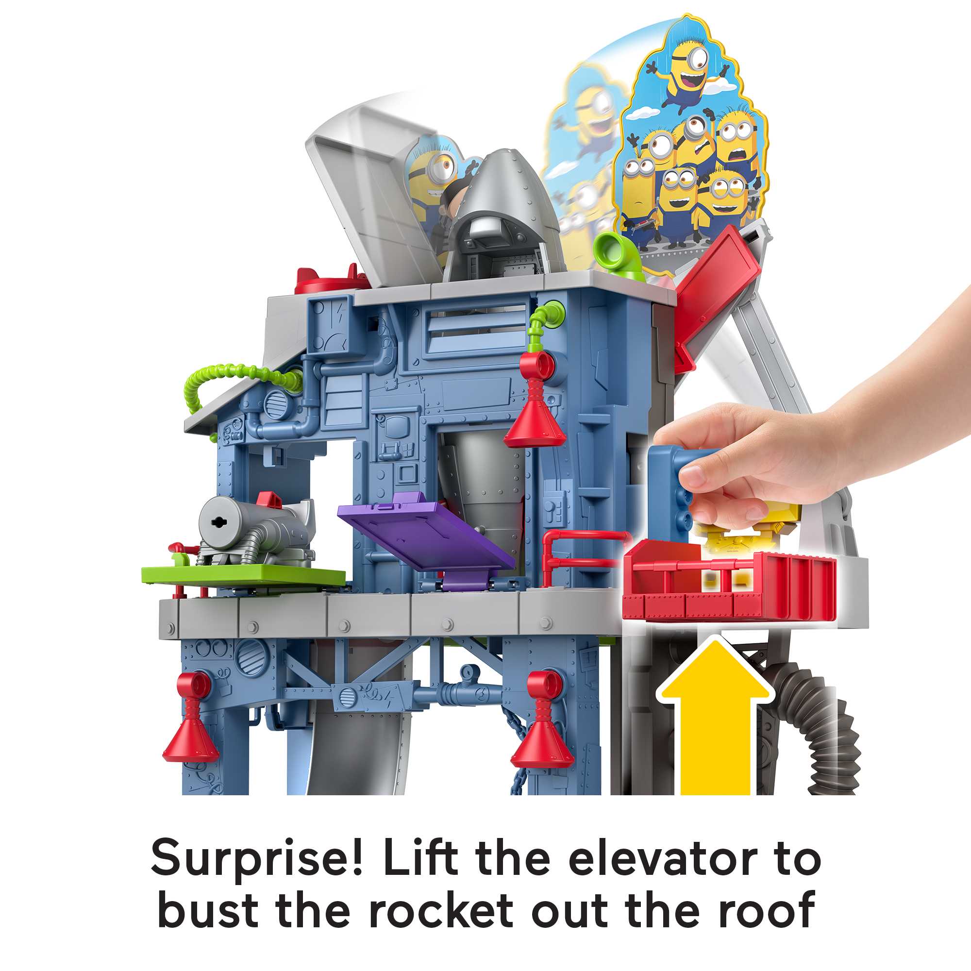 Fisher-Price Imaginext Minions Gru's Gadget Lair - Image 3