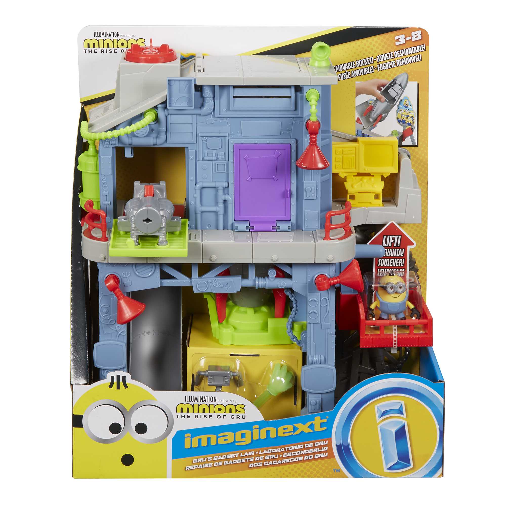 Fisher-Price Imaginext Minions Gru's Gadget Lair - Image 6