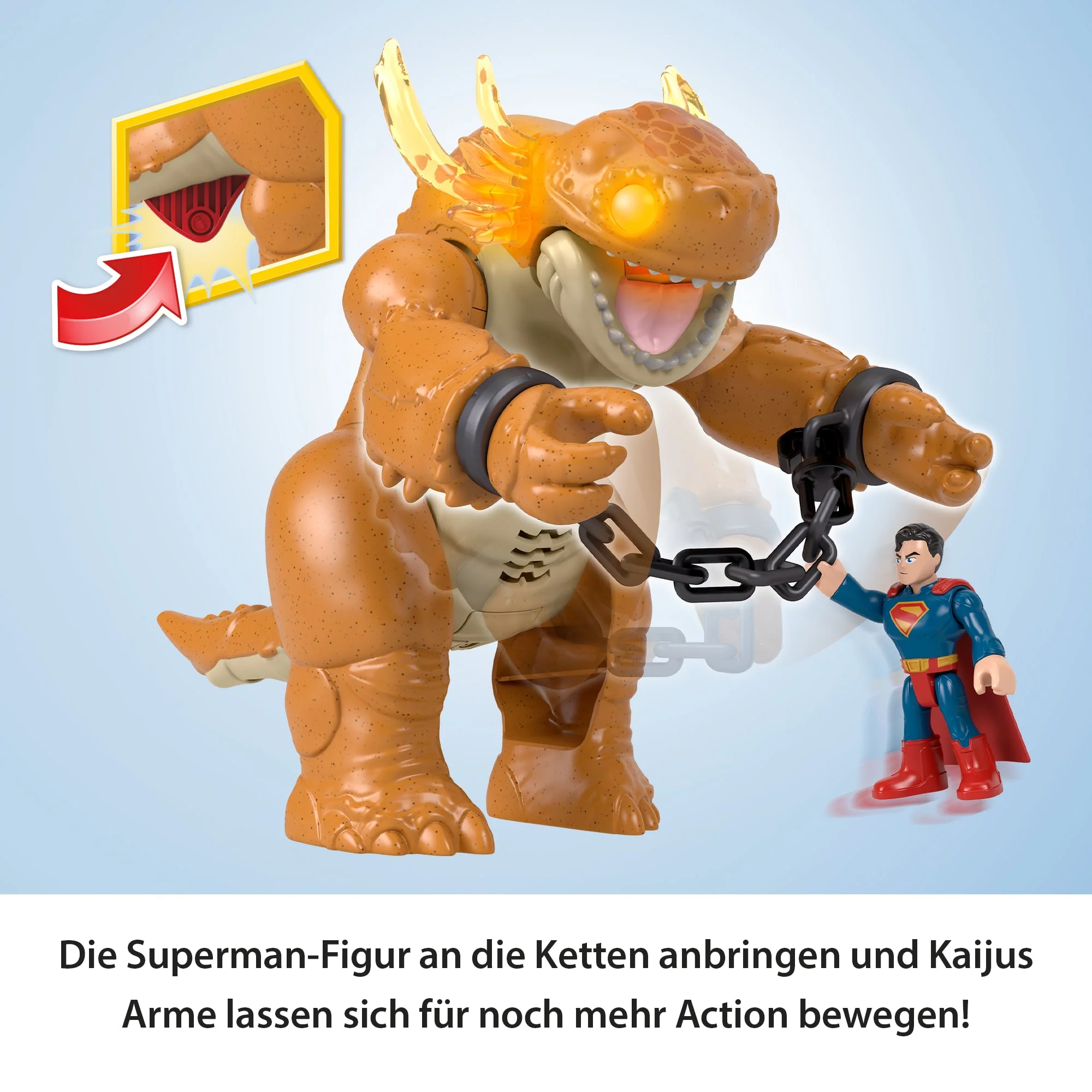 Fisher-Price Imaginext Superman Monster Spielzeug Mit Lichtern, Soundeffekten Und Actionfigur - Image 3