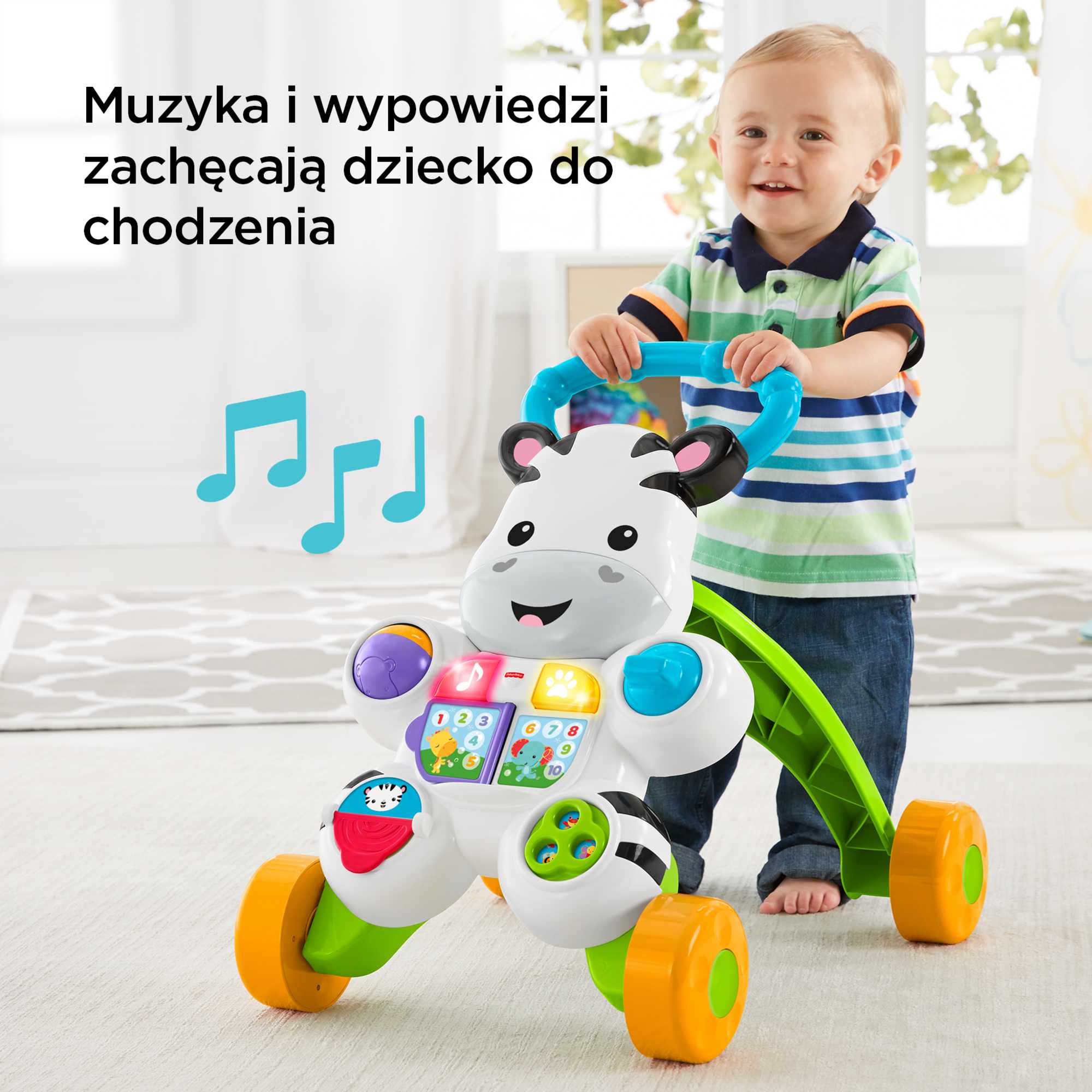 Fisher-Price® Interaktywny Chodzik Zebra - Image 4