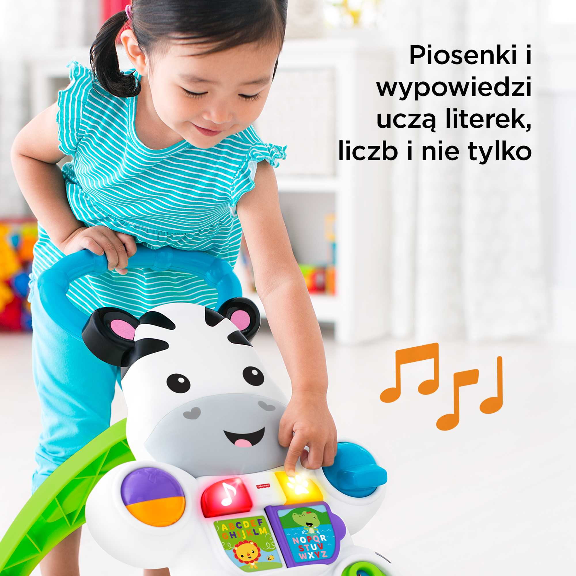 Fisher-Price® Interaktywny Chodzik Zebra - Image 5