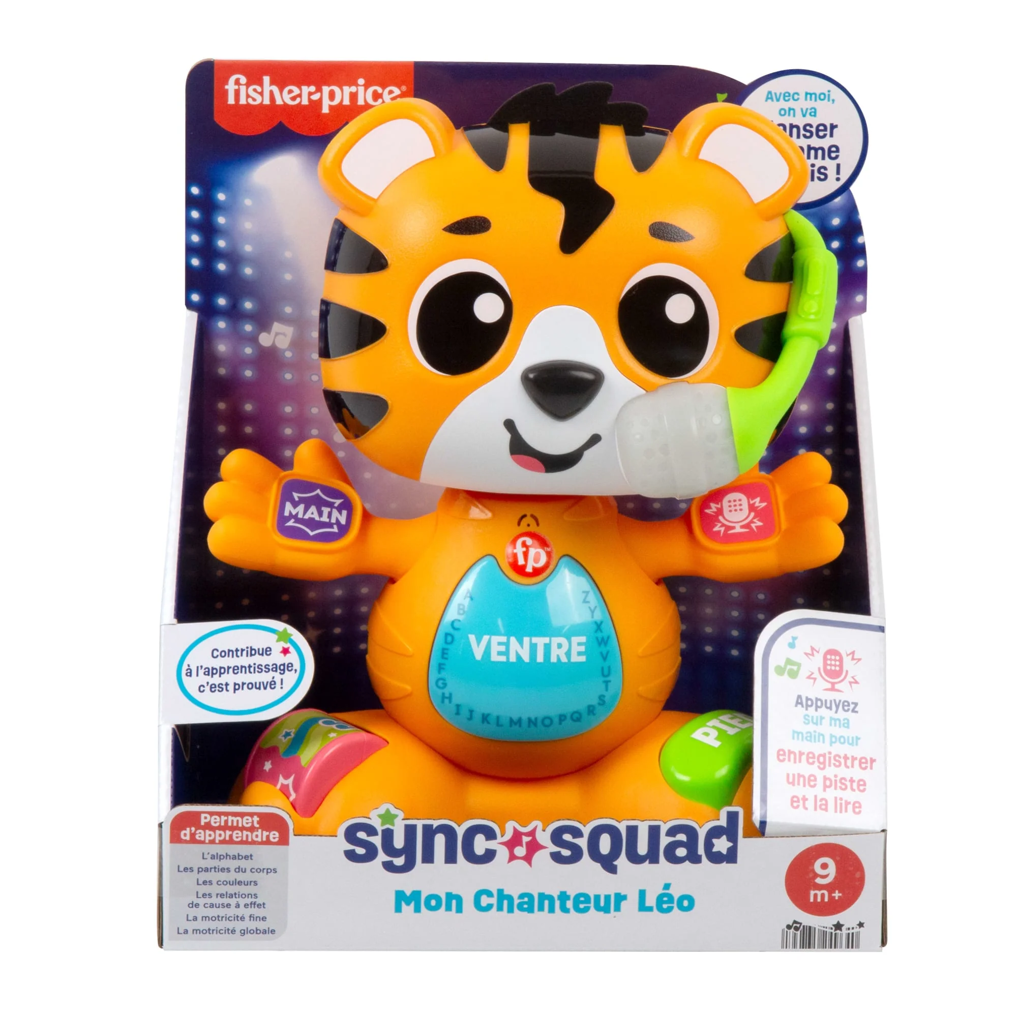Fisher-Price - Sync Squad Tigre Parties Du Corps - Mon Chanteur Leo - Image 6
