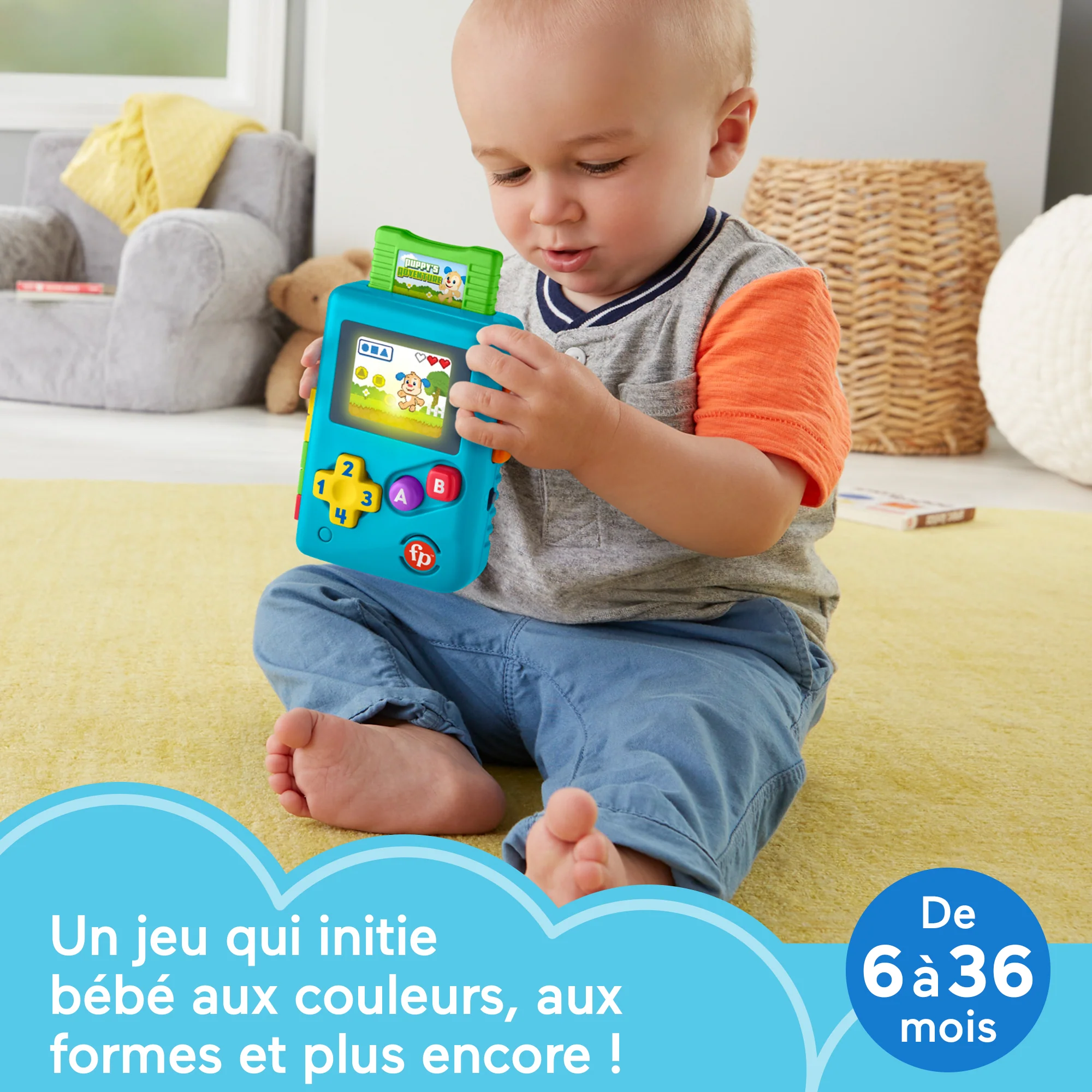 Fisher-Price - Rires & Eveil - Ma Première Console De Jeu - Jouet D’Éveil - 6 Mois Et + - Image 2