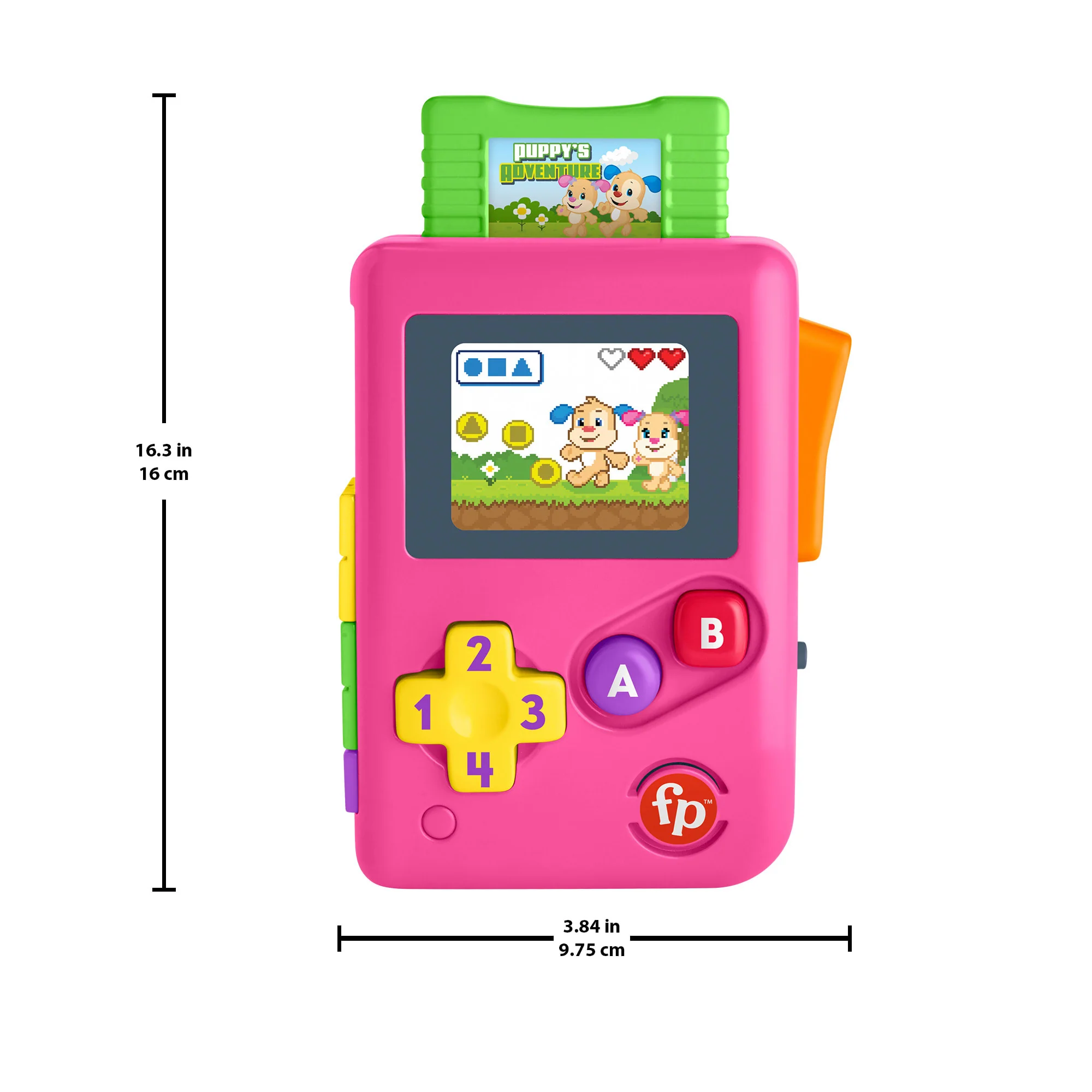 Fisher-Price - Rires & Éveil - Ma Première Console De Jeu En Rose - Jouet D’Éveil - 6 Mois Et + - Image 2