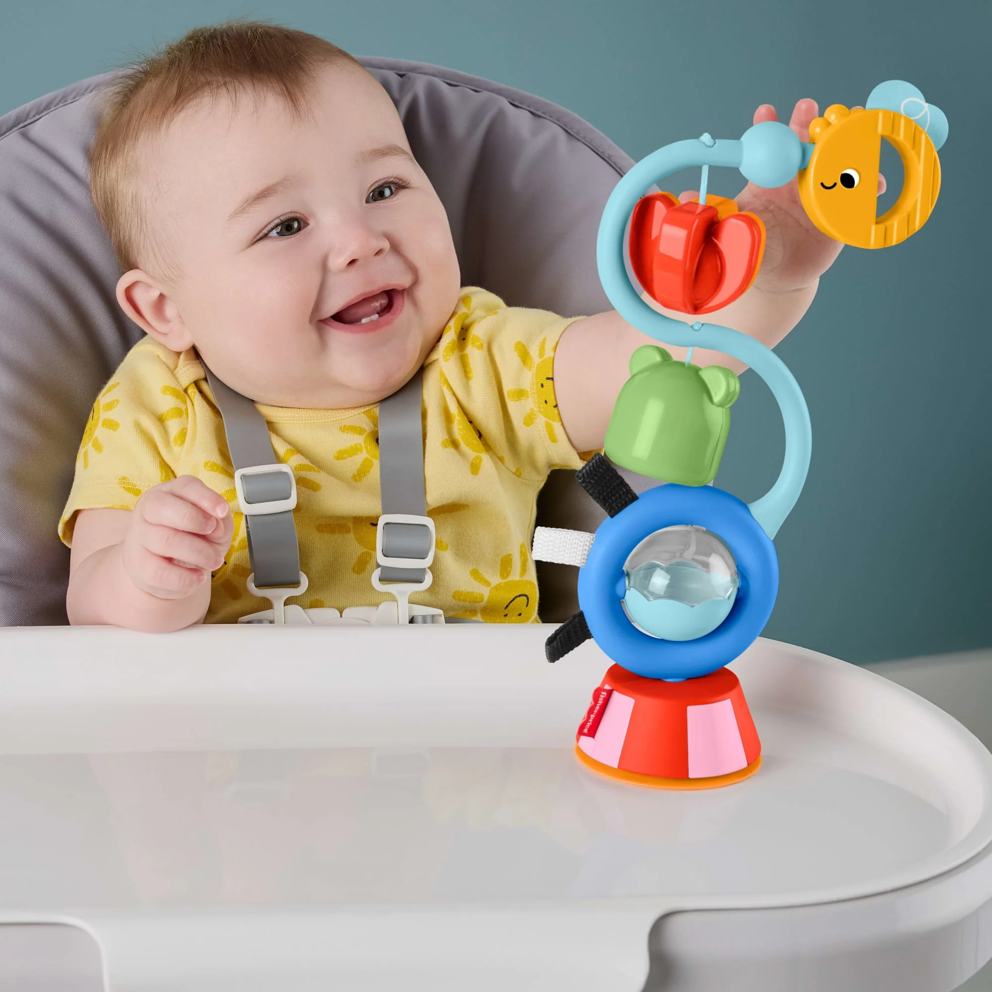 Fisher-Price-Jouet Pour Chaise Haute Avec Sons Sensoriels-À Partir De 3 Mois - Image 2