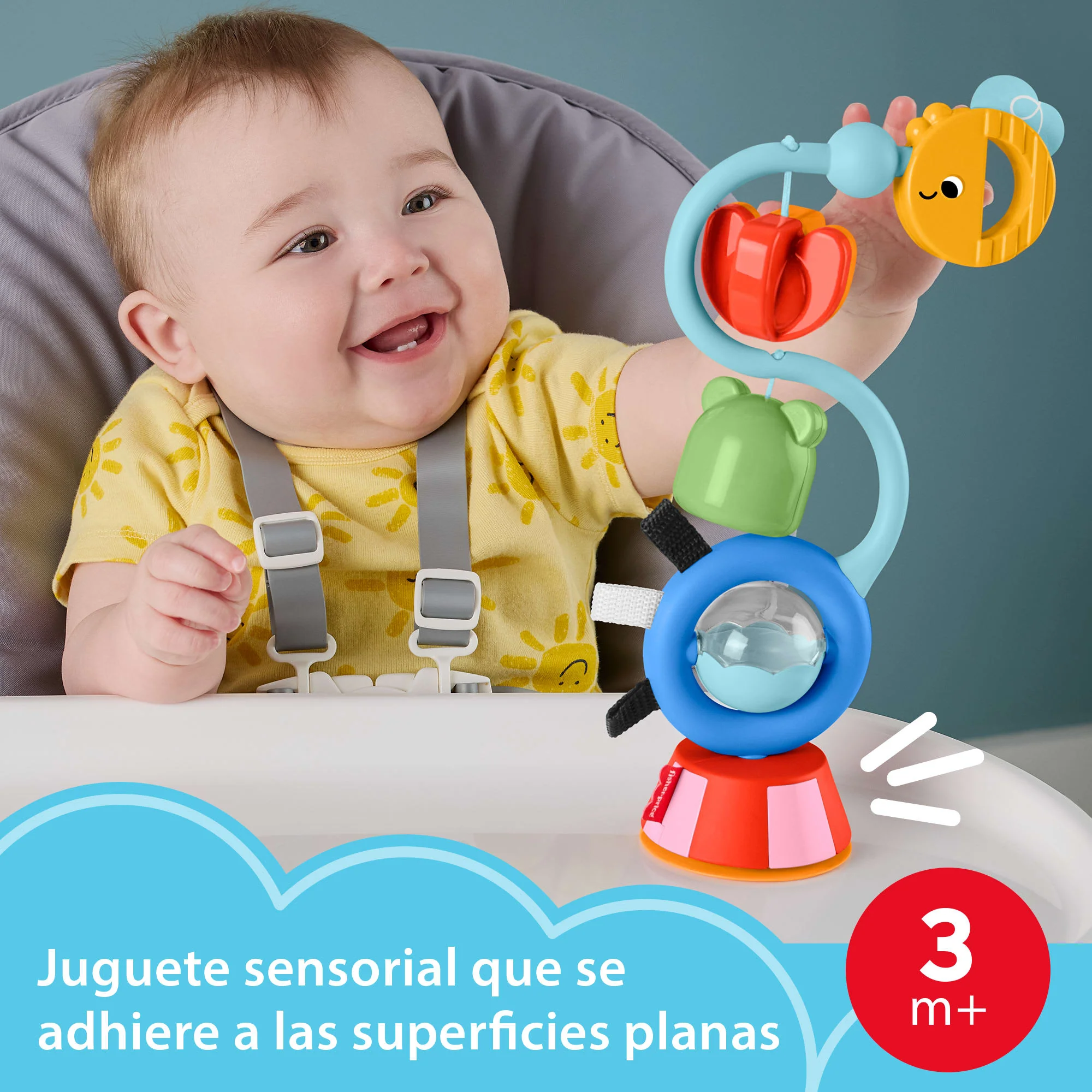 Juguete Para Trona Con Sonidos Sensoriales De Fisher-Price, Bandeja De Actividades Para Bebés A Partir De 3 Meses - Image 2
